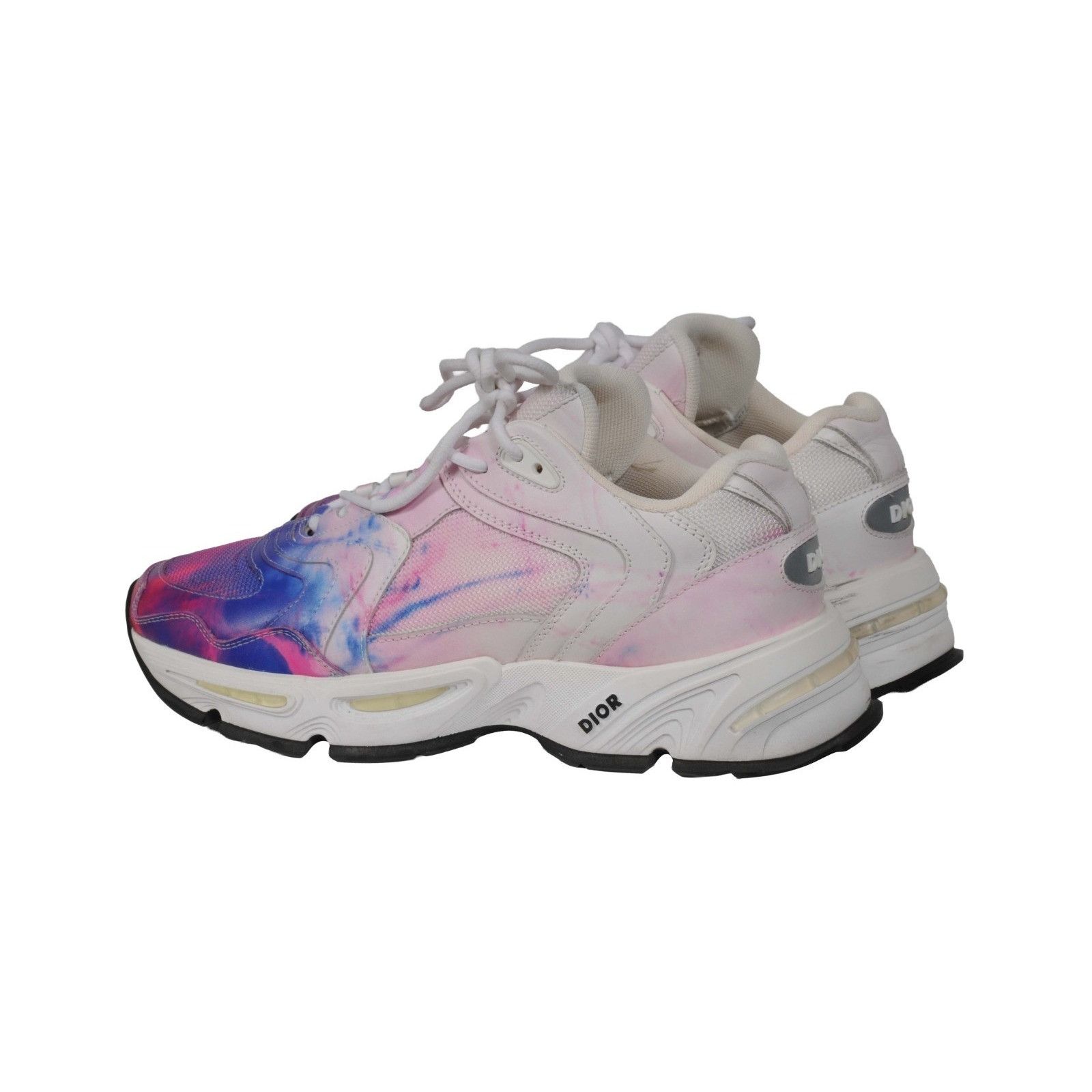 Dior CD1 Tie Dye Sneakers US 6 IT 39 White Size US 6 / EU 39 - 6 Thumbnail