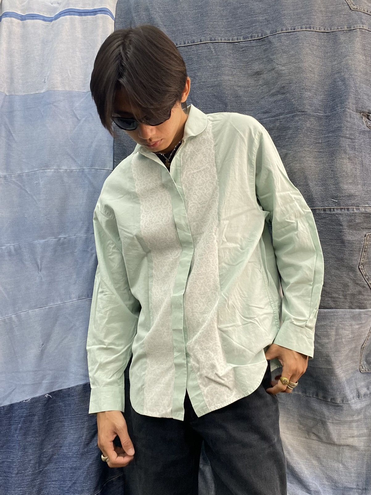 Christian Dior Monsieur × Dior × Vintage Vintage Christian dior like sashiko / baju koko lebaran 😉 Size US M / EU 48-50 / 2 - 4 Thumbnail