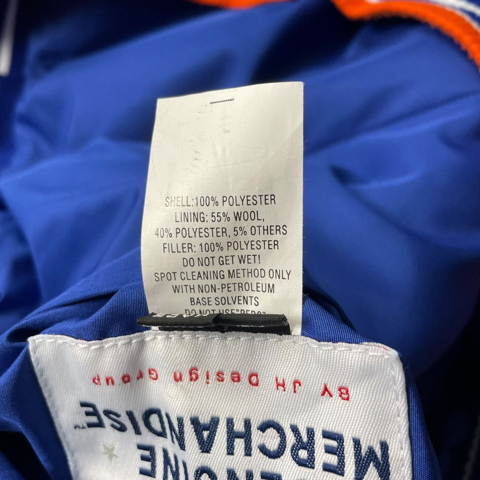 MLB VTG 00s NEW YORK METS JH DESIGN REVERSIBLE VARSITY JACKET XL Size US XL / EU 56 / 4 - 11 Thumbnail