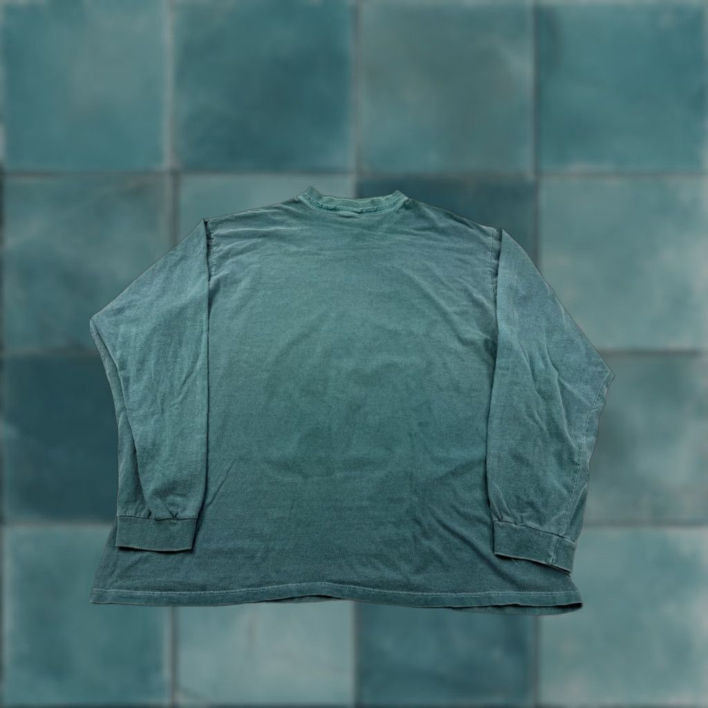 Vintage VINTAGE Rush Shirt Mens XL Green Long Sleeve Crewneck 100% Cotton Made USA Size US XL / EU 56 / 4 - 1 Thumbnail