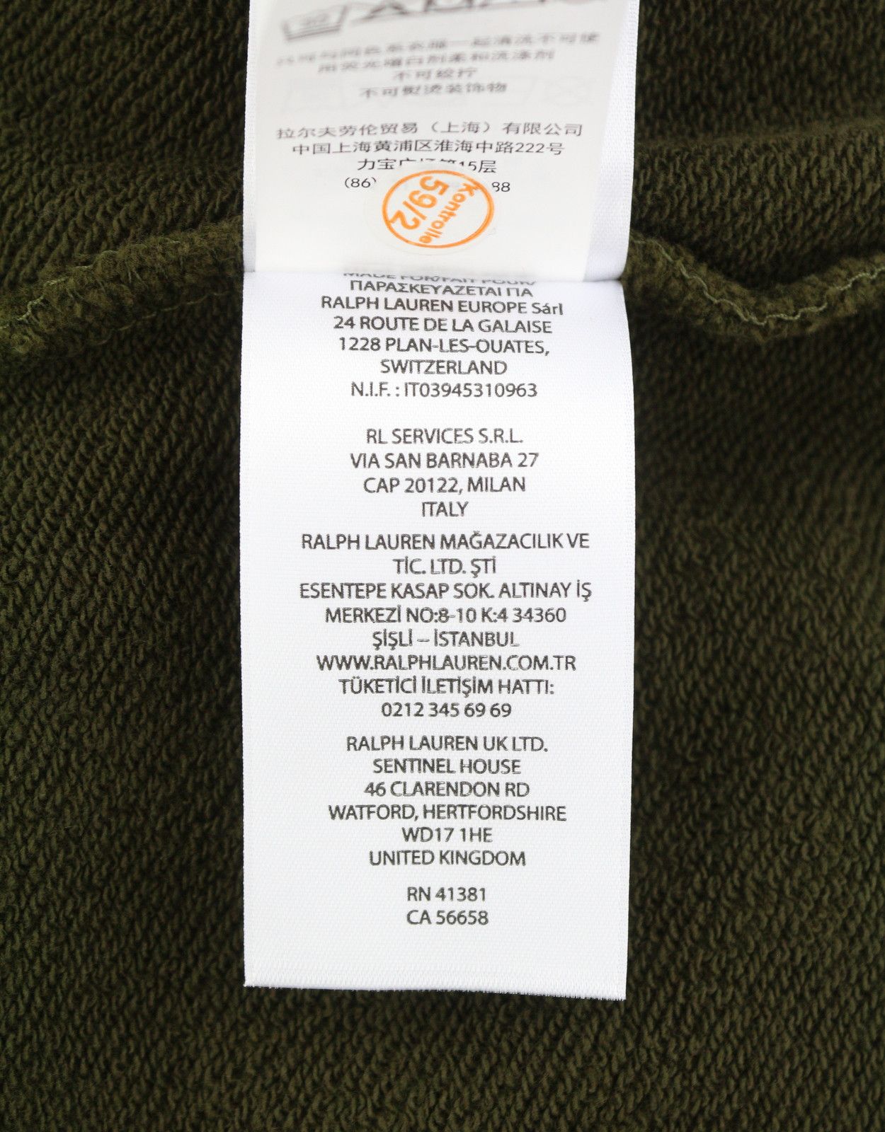 Ralph Lauren Dark Green 2XL Polo Button Pullover Sweatshirt 86962 Size US XXL / EU 58 / 5 - 11 Thumbnail