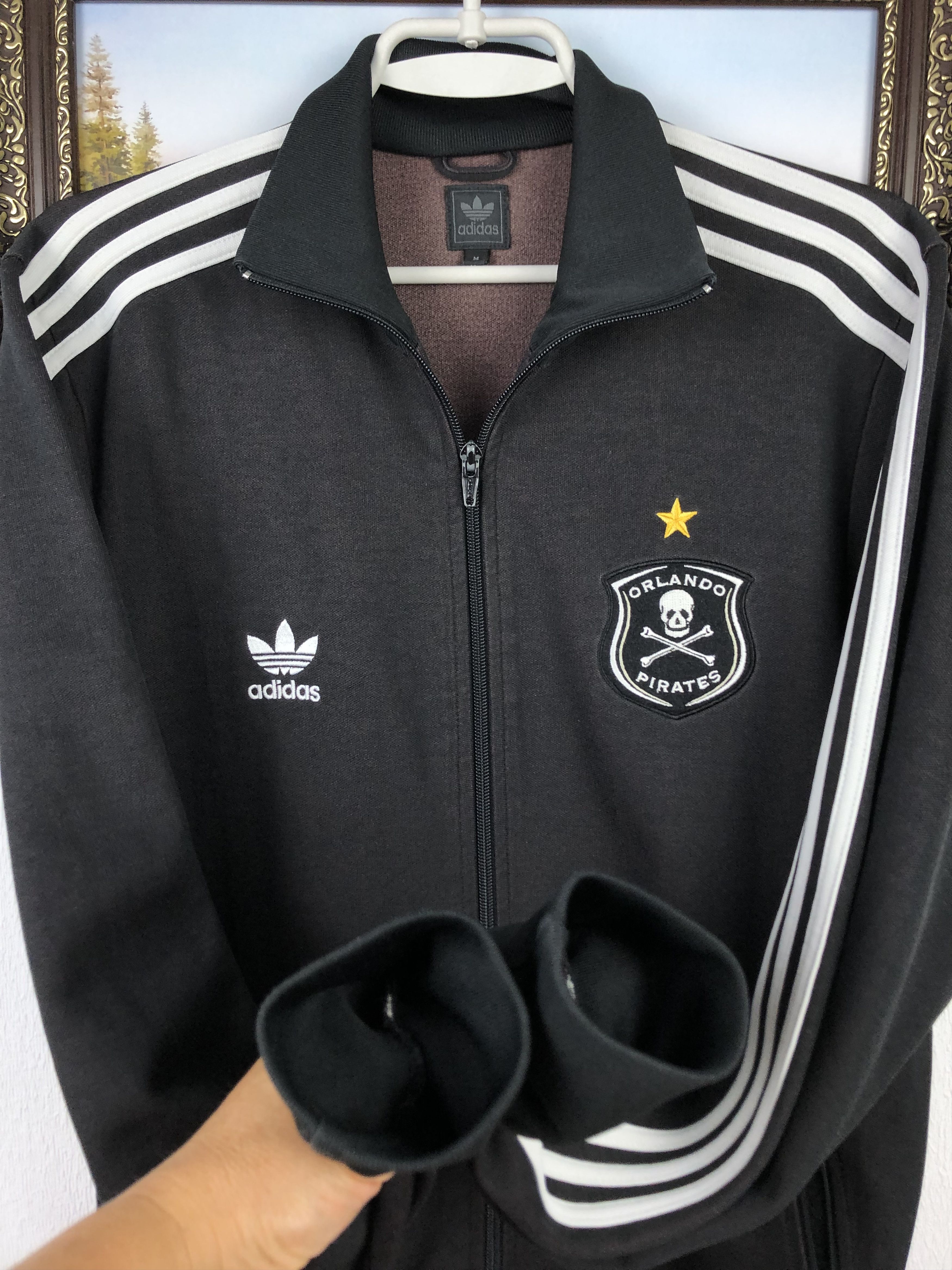 Adidas × Vintage Vintage Adidas Olympics Orlando Pirates Jacket Soccer Track Size US M / EU 48-50 / 2 - 8 Thumbnail