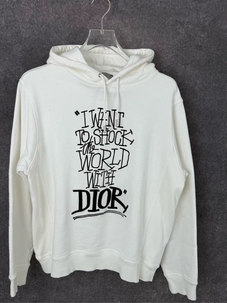 Dior Dior Co-branded letter hoodie Size US M / EU 48-50 / 2 - 1 Thumbnail