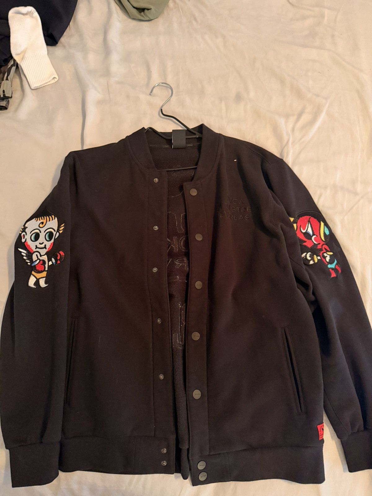 Everlast Everlast x RVCA Angel & devil bomber jacket Size US M / EU 48-50 / 2 - 2 Thumbnail