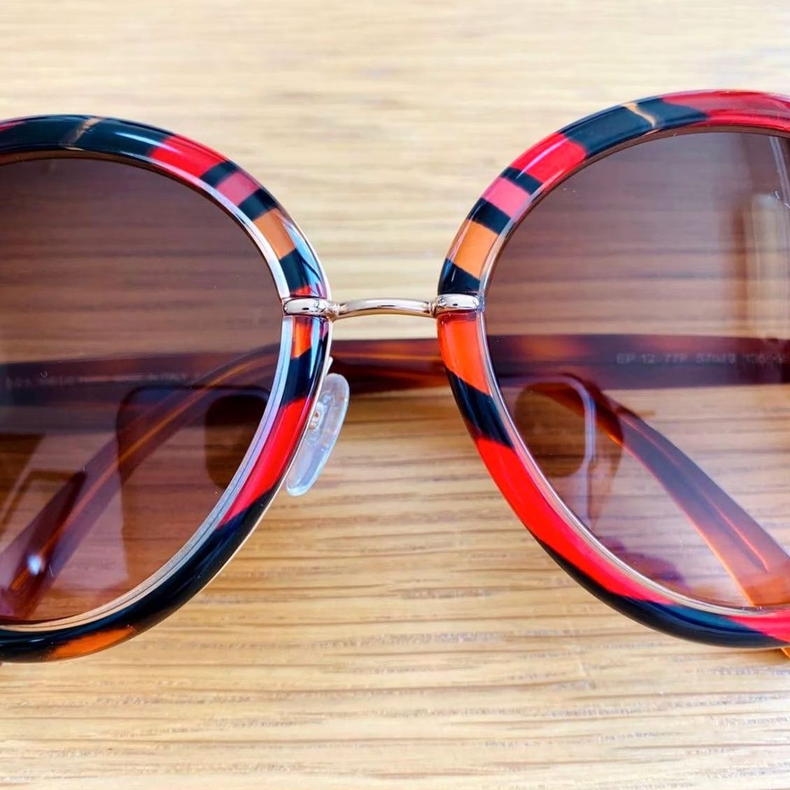 Emilio Pucci Emilio Pucci Sunglasses Red Pucci Pattern Unused Designer Italy Size ONE SIZE - 7 Thumbnail