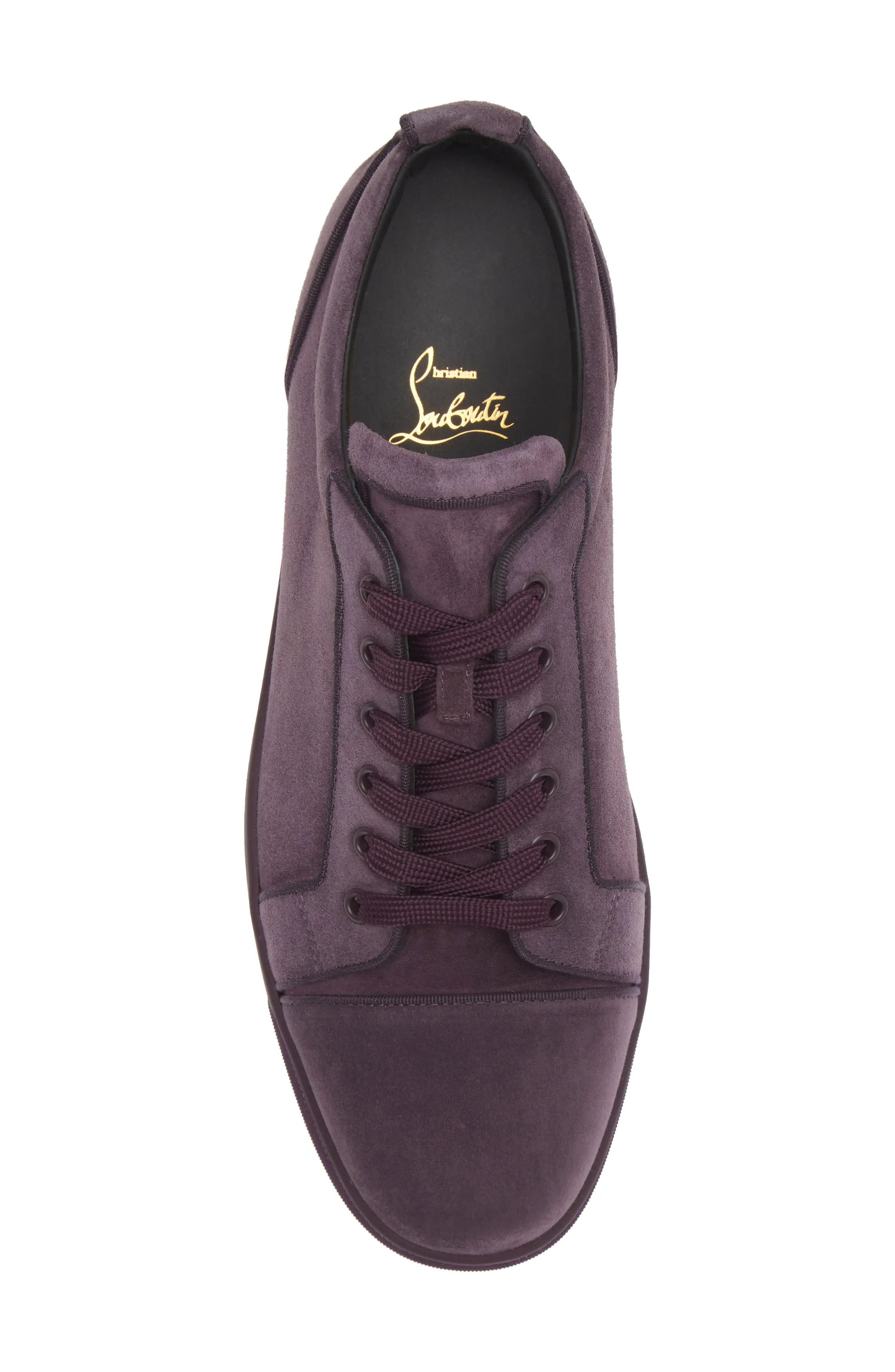 Christian Louboutin o1bcso1str1024 Sneaker in Dark Purple Size US 12 / EU 45 - 4 Thumbnail