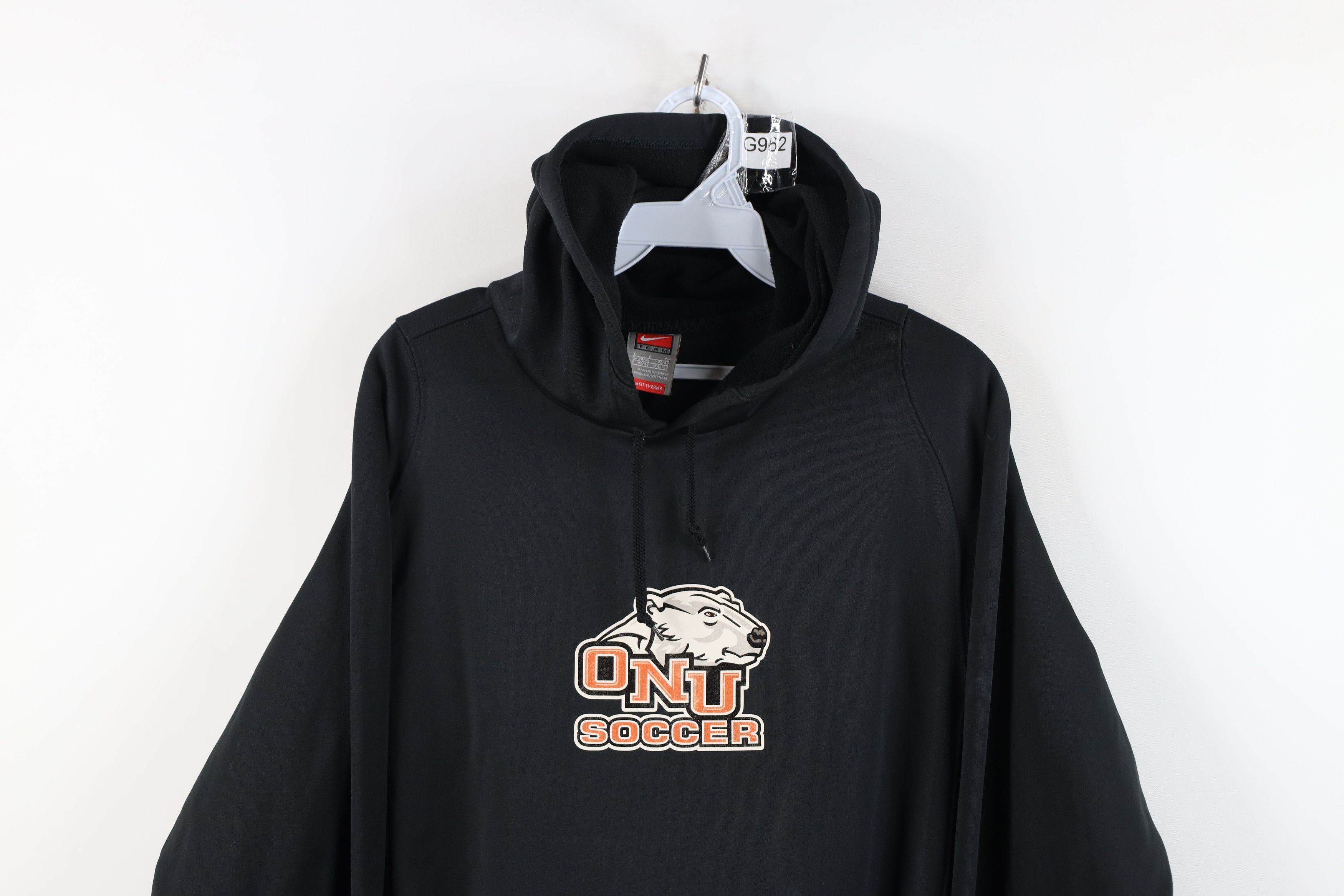 Nike Vintage Nike Ohio Northern University Soccer Center Hoodie Size US S / EU 44-46 / 1 - 2 Thumbnail
