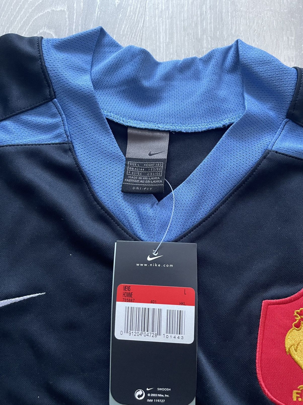 Nike Nike x Vintage x French Rugby Size US L / EU 52-54 / 3 - 3 Thumbnail