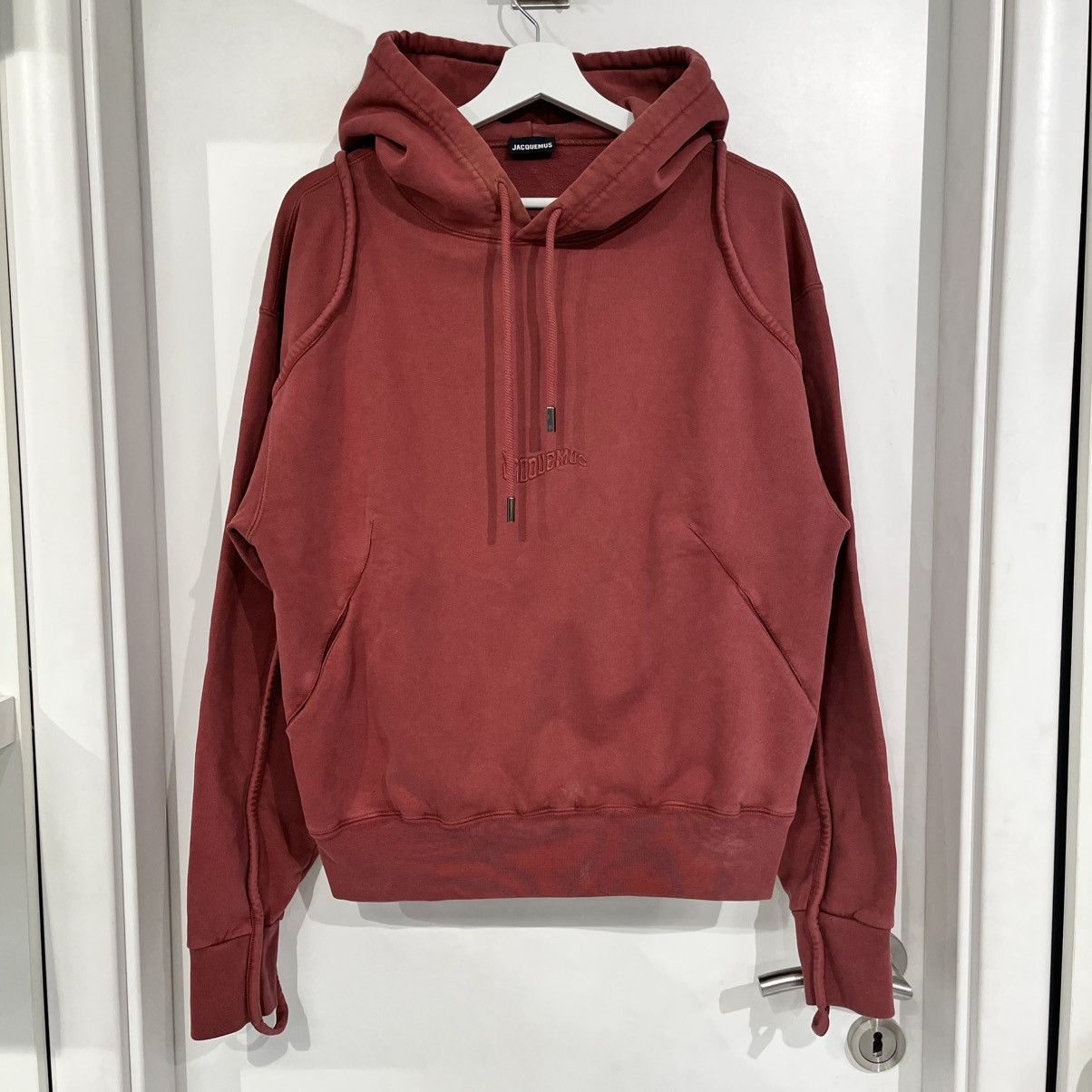 Jacquemus Jacquemus Hoodie Burgundy Size US XS / EU 42 / 0 - 1 Thumbnail