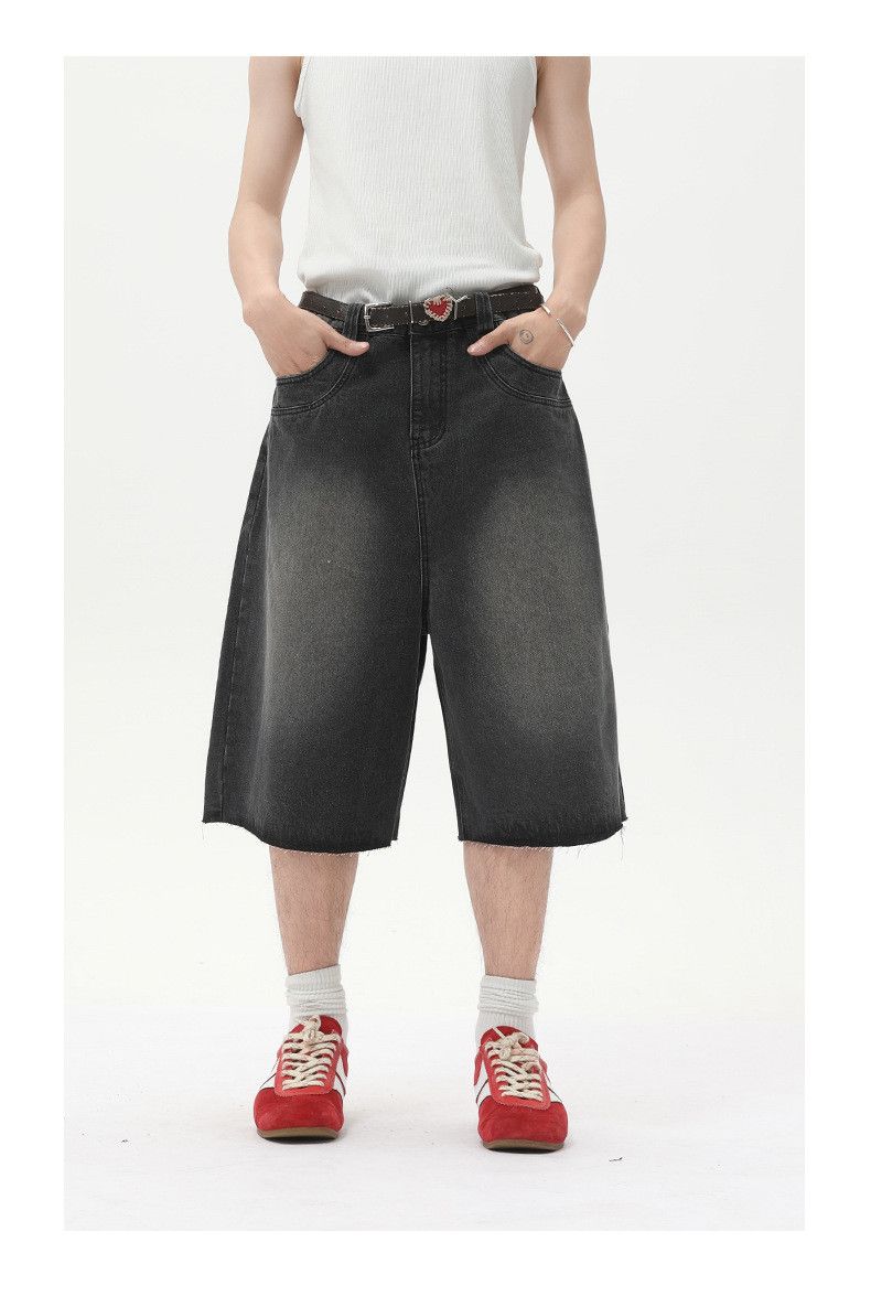 Jean Washed edge Y2K opium shorts jeans | Grailed