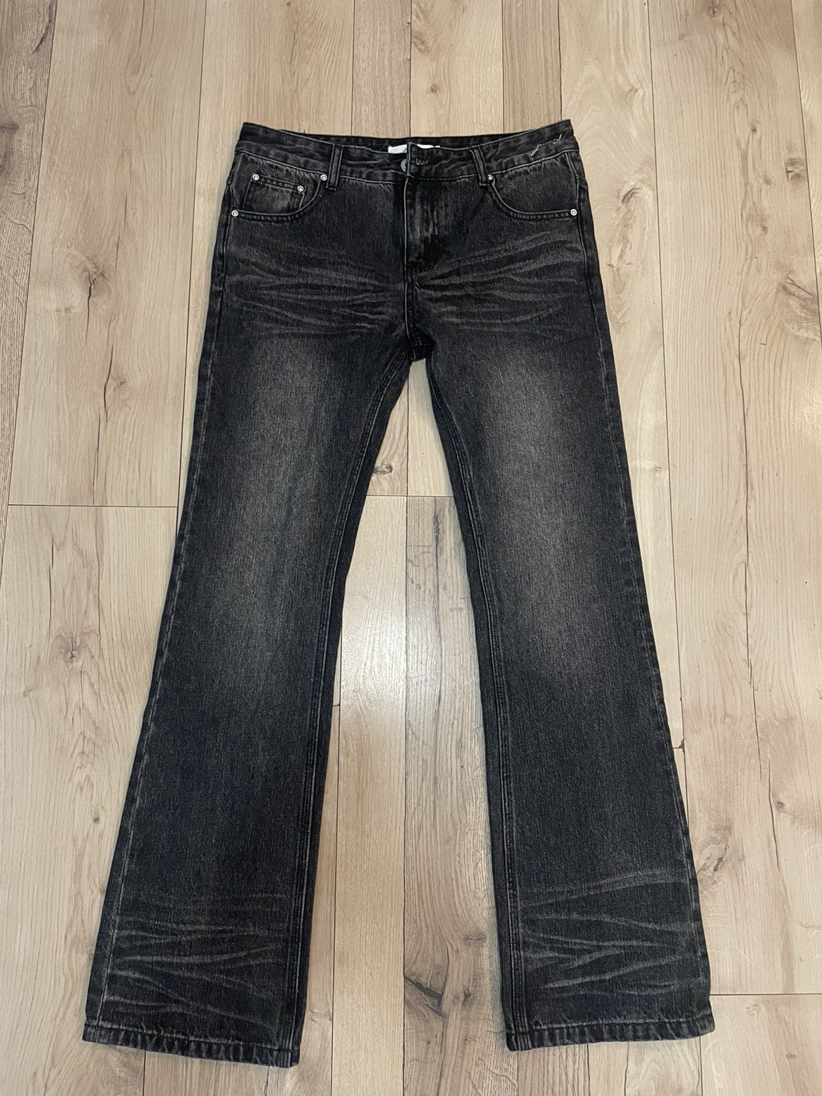 Jun Alyx - Slim bootcut denim in gray