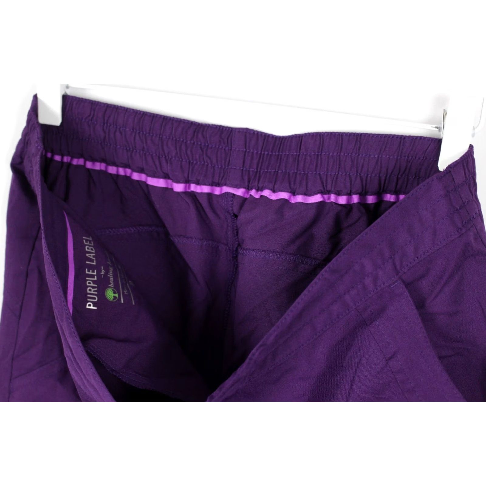 Vintage Healing Hands Purple Label Women's Taylor Drawstring Scrub Pants M Medium Purple #9095 Size 32" / US 10 / IT 46 - 4 Thumbnail