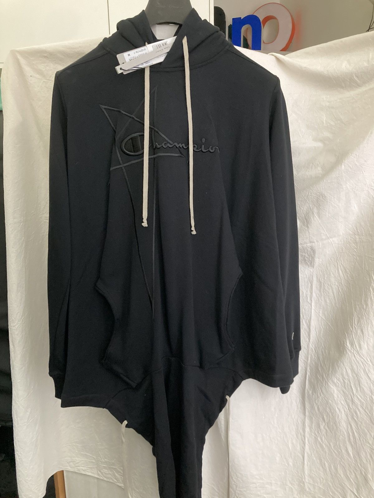 Champion × Rick Owens NEVER WORN / Rick Owens x Champion Hooded Sweatshirt Size US M / EU 48-50 / 2 - 7 Thumbnail