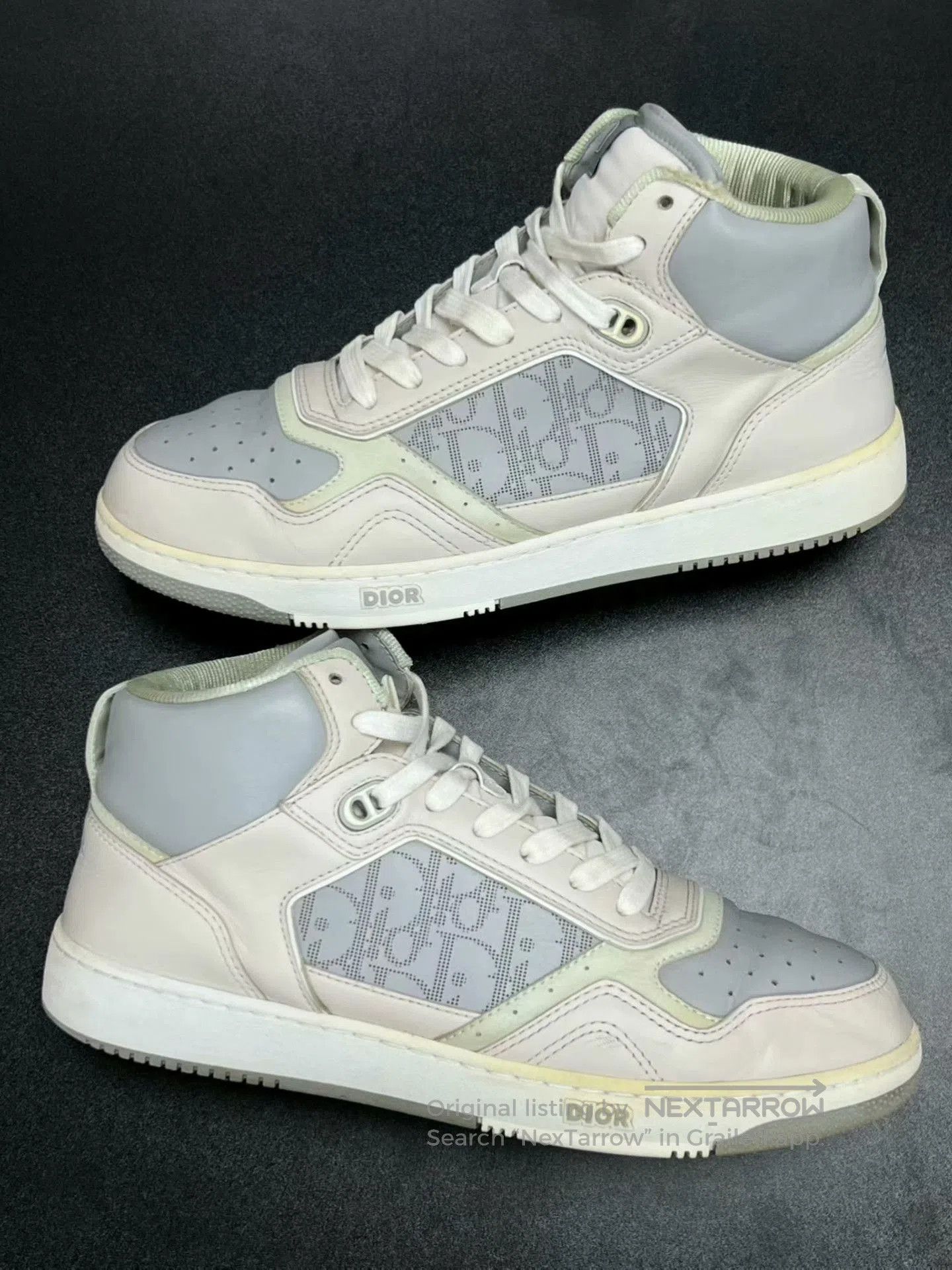 Dior dior b27 logo high-top sneakers in white. Size US 9 / EU 42 - 5 Thumbnail