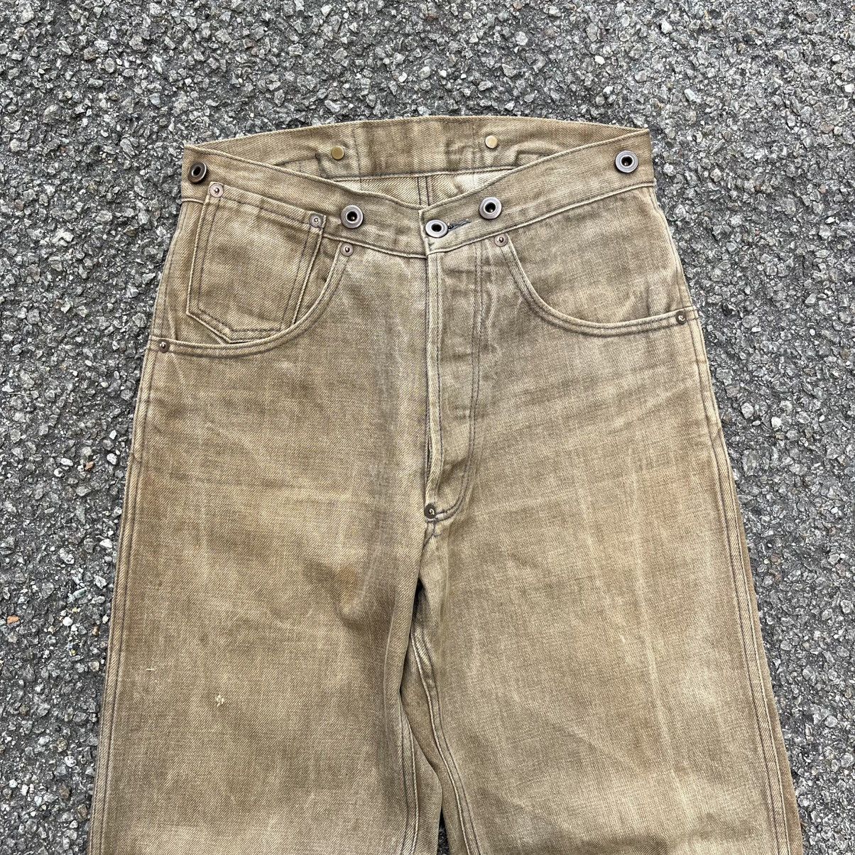 Cushman 1980s 70s Cushman Lot 22300 Vintage Workwear Pant Union Made Size US 28 / EU 44 - 4 Thumbnail