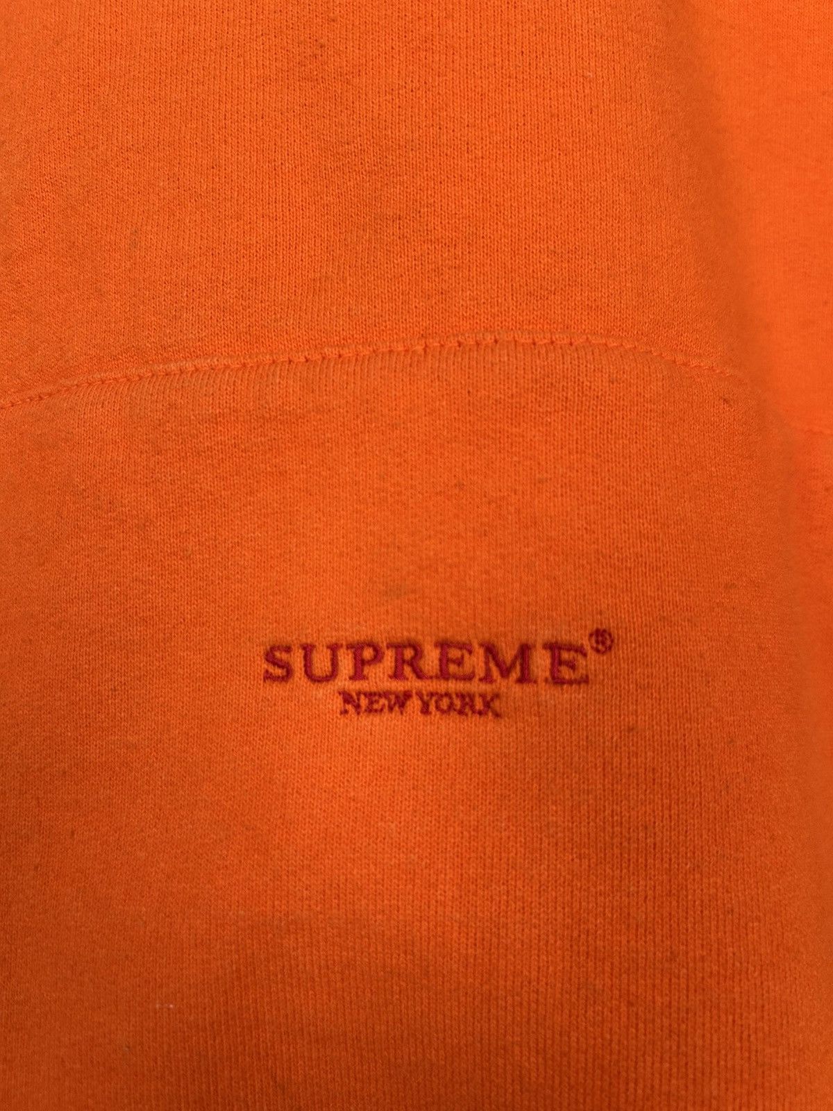 Supreme Supreme New York Orange Baggy Hoodie Rap Skate Streetwear Size US M / EU 48-50 / 2 - 4 Thumbnail