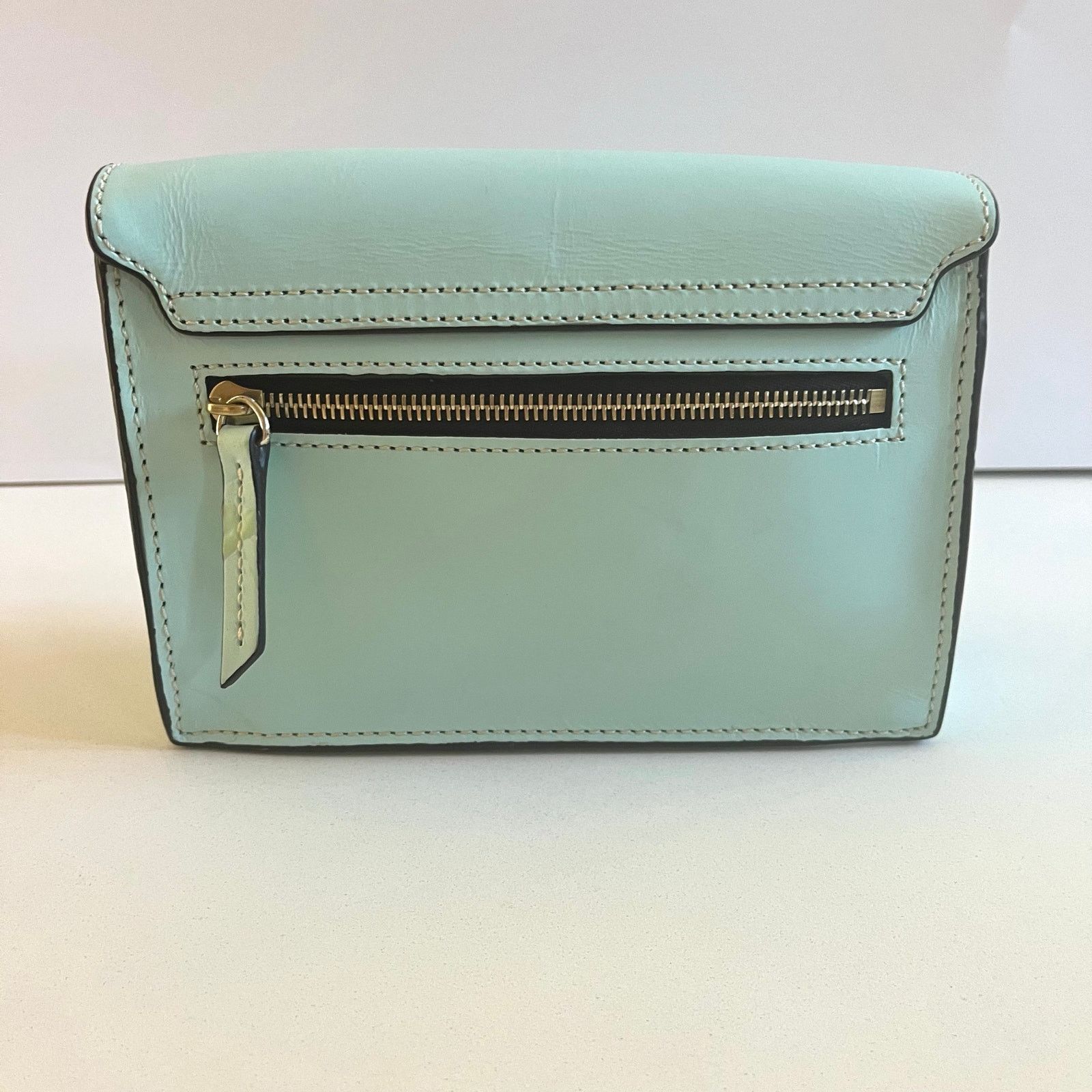 Dooney & Bourke Dooney & Bourke Leather East West Flap, Crossbody Bag, Blue Size ONE SIZE - 6 Thumbnail