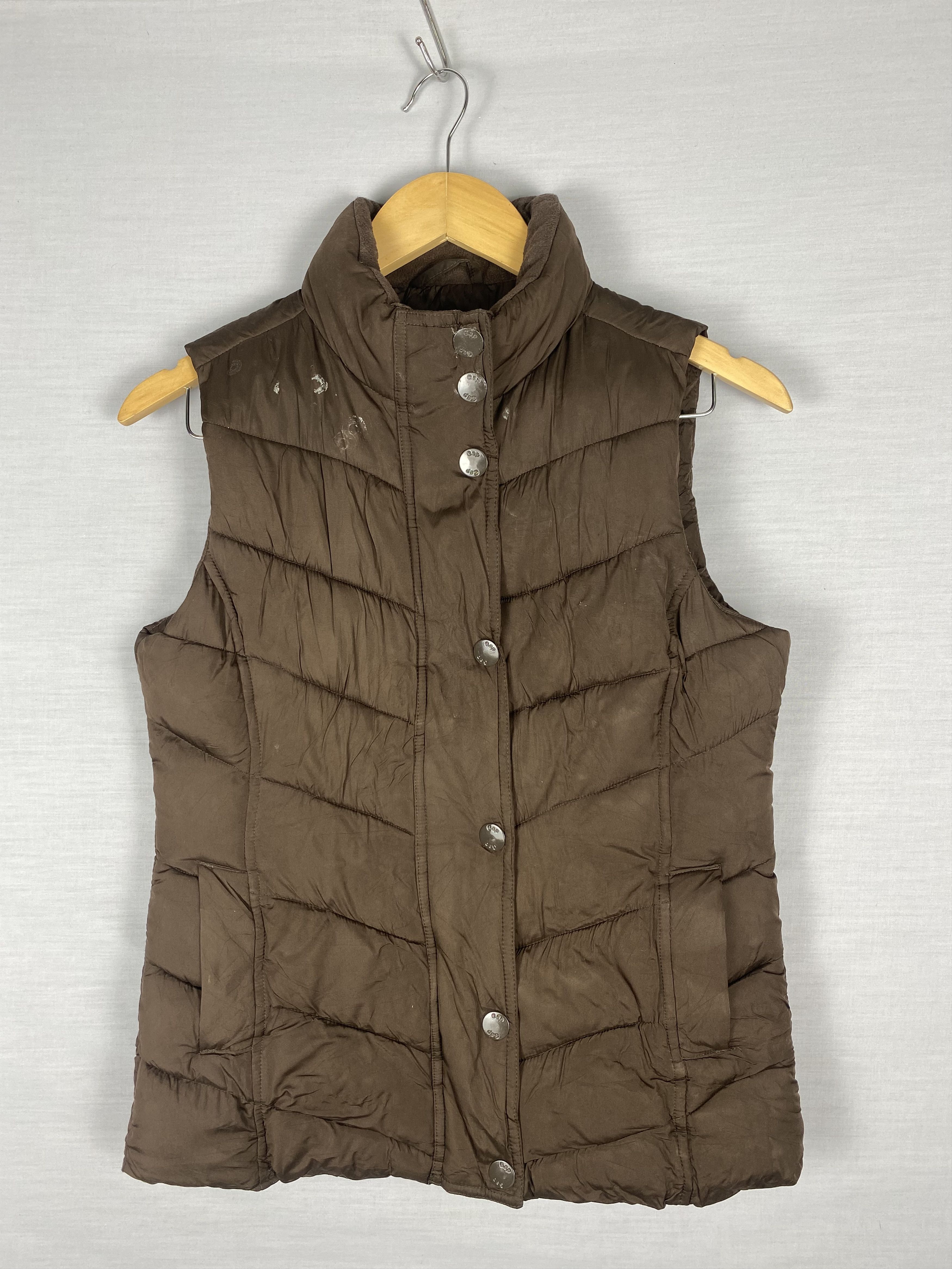 Gap Vintage Gap Zip Up Puffer Vest Size US S / EU 44-46 / 1 - 1 Thumbnail