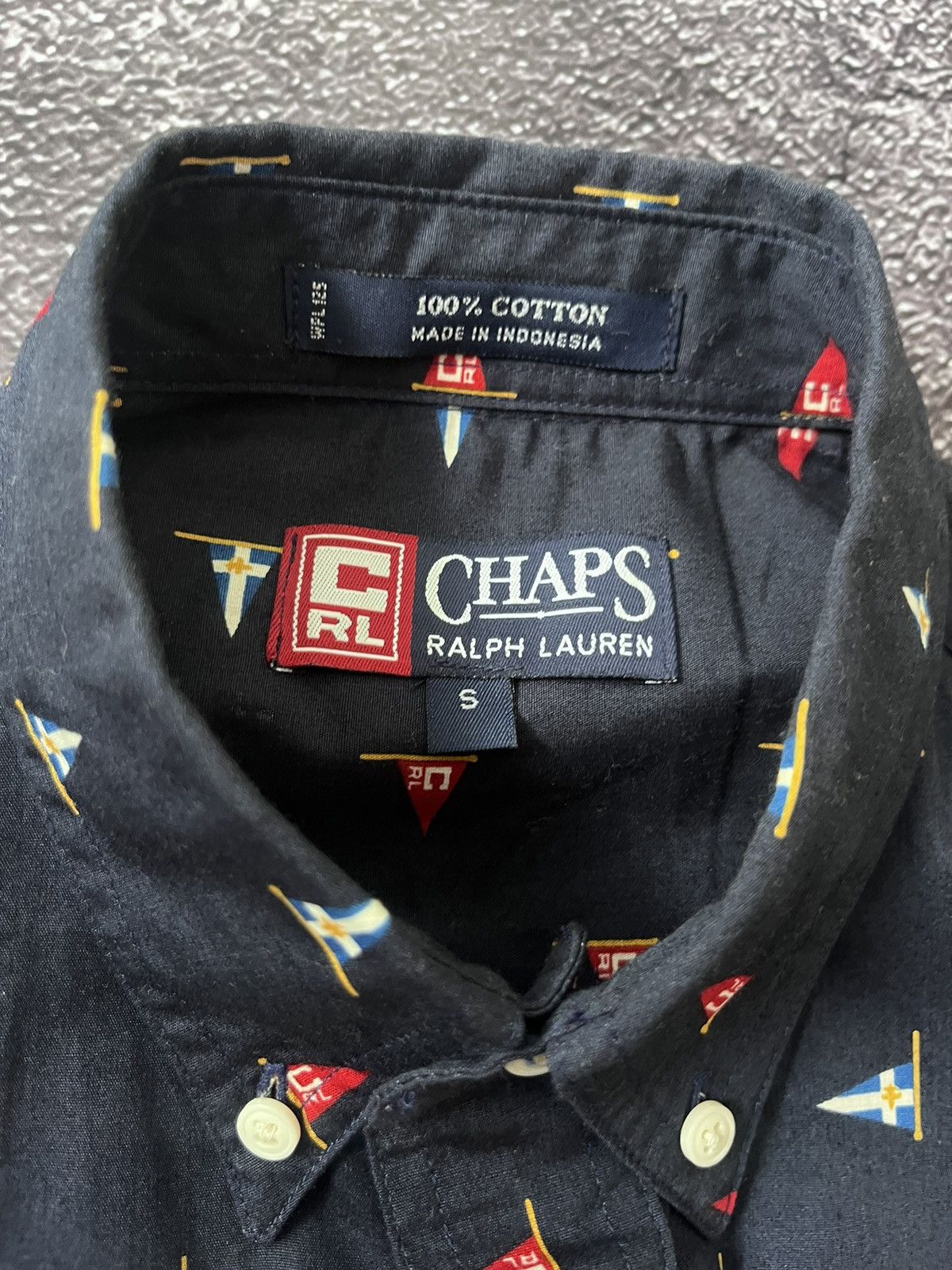 Chaps Ralph Lauren Polo Ralph Lauren Monogram Flag CRL vintage shirt button up Size US S / EU 44-46 / 1 - 4 Thumbnail