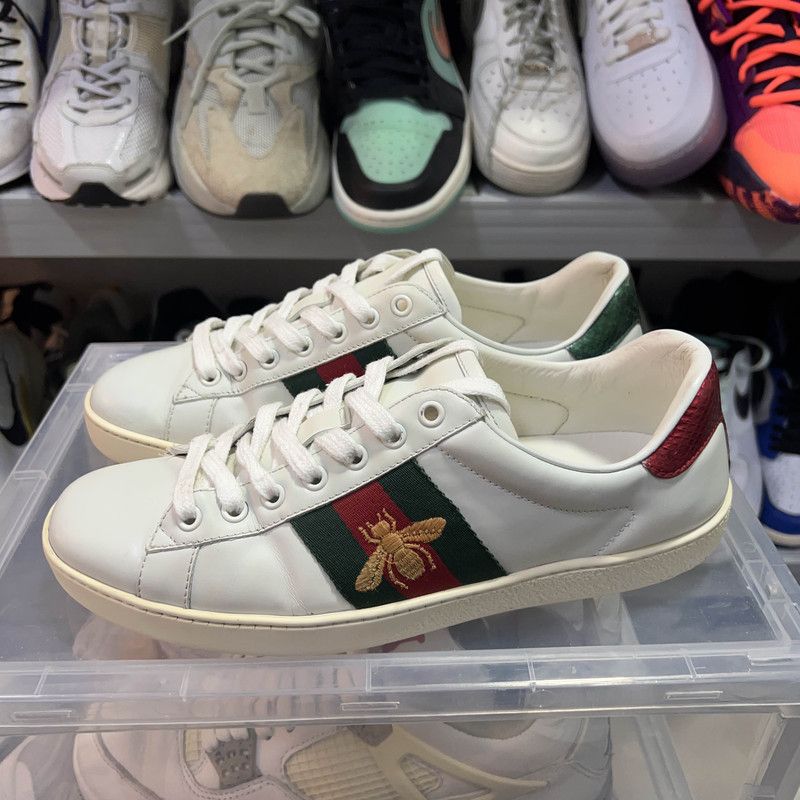Gucci Gucci Ace Leather Fashion Sneakers 0079 Size US 7.5 / EU 40-41 - 1 Thumbnail