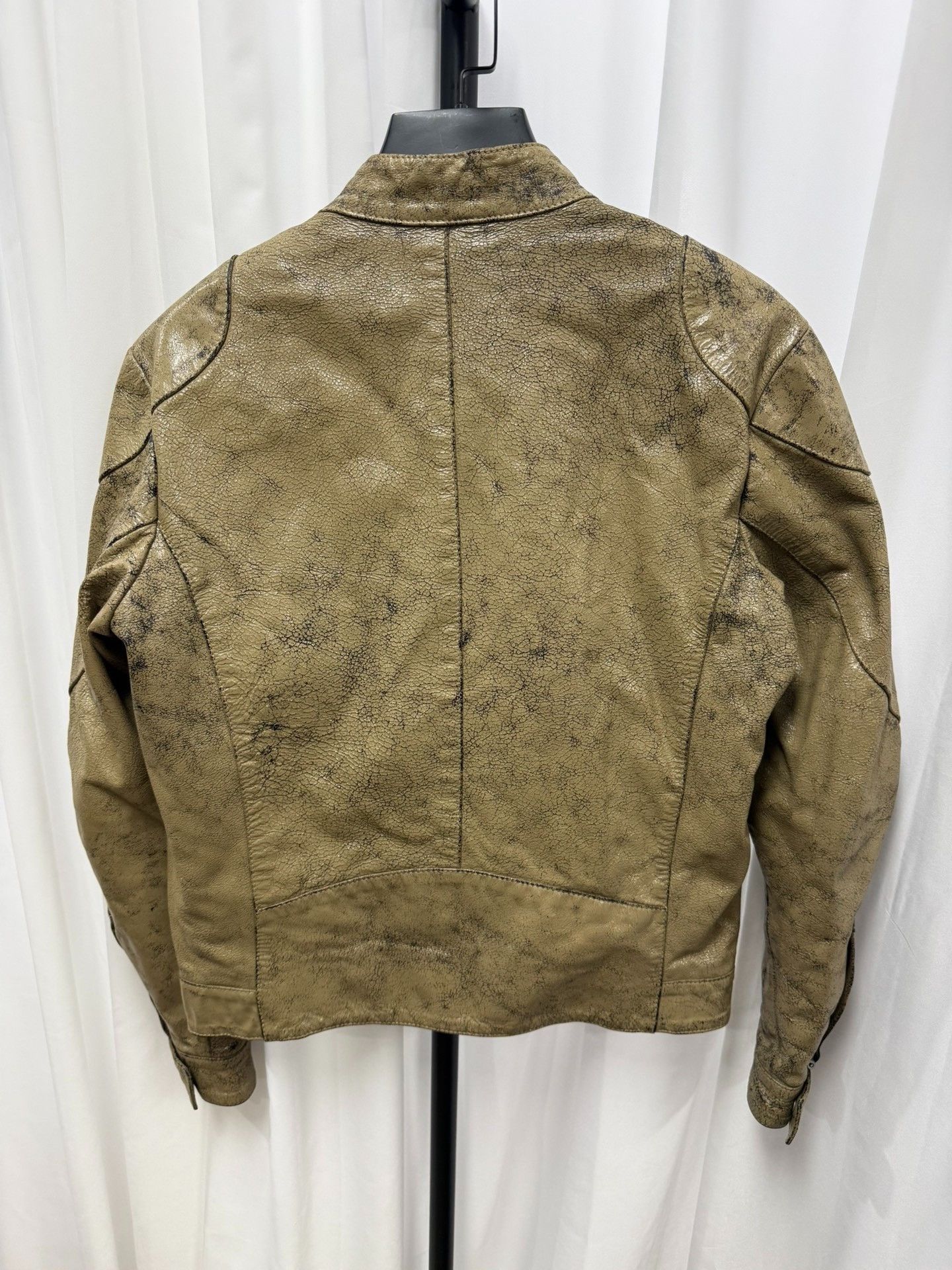 Maison Margiela Maison Margiela Leather ed Paint Jacket Size US M / EU 48-50 / 2 - 8 Thumbnail