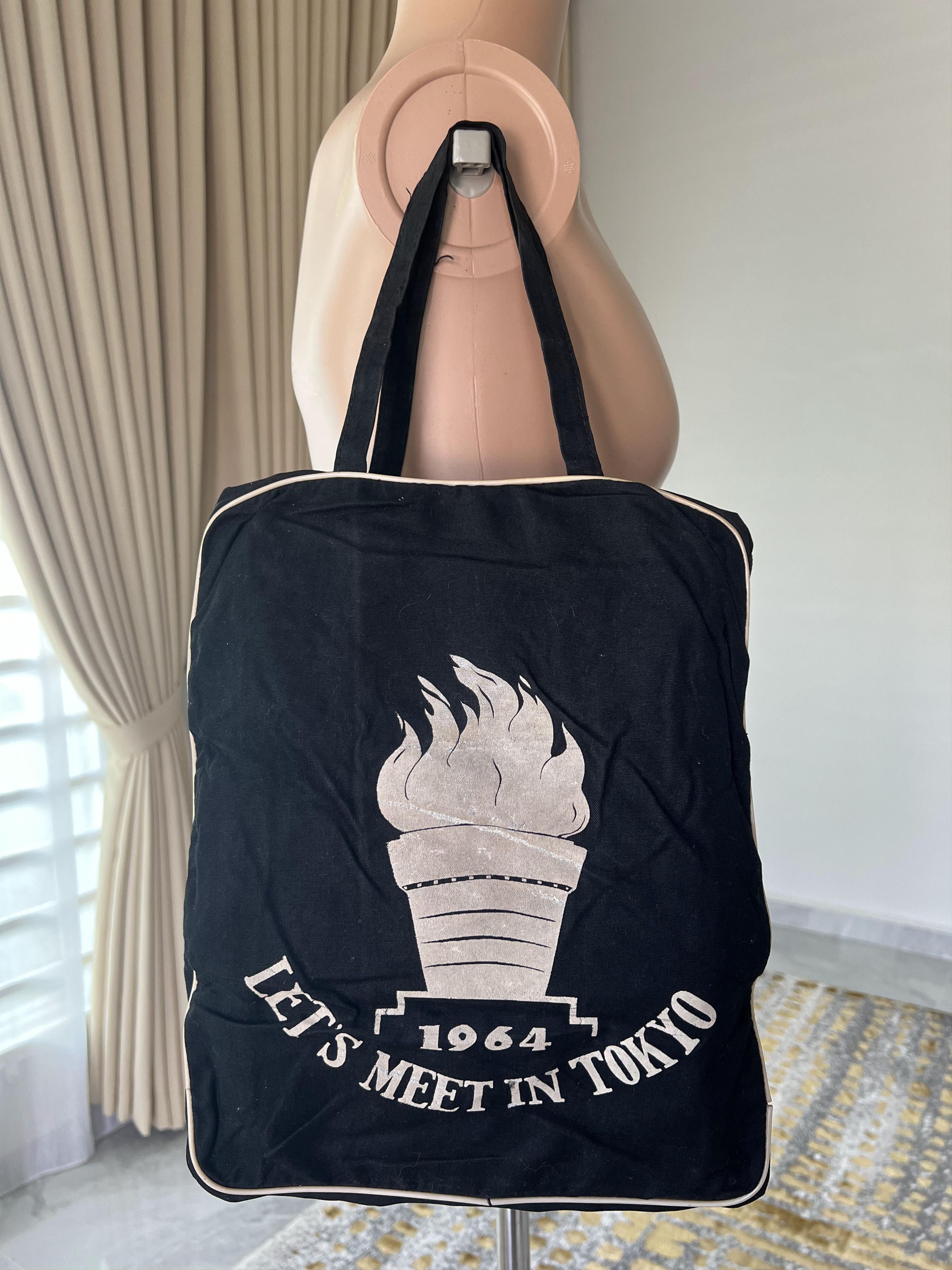 Japanese Brand Vintage Tokyo Olympic hand carry bag Size ONE SIZE - 1 Thumbnail