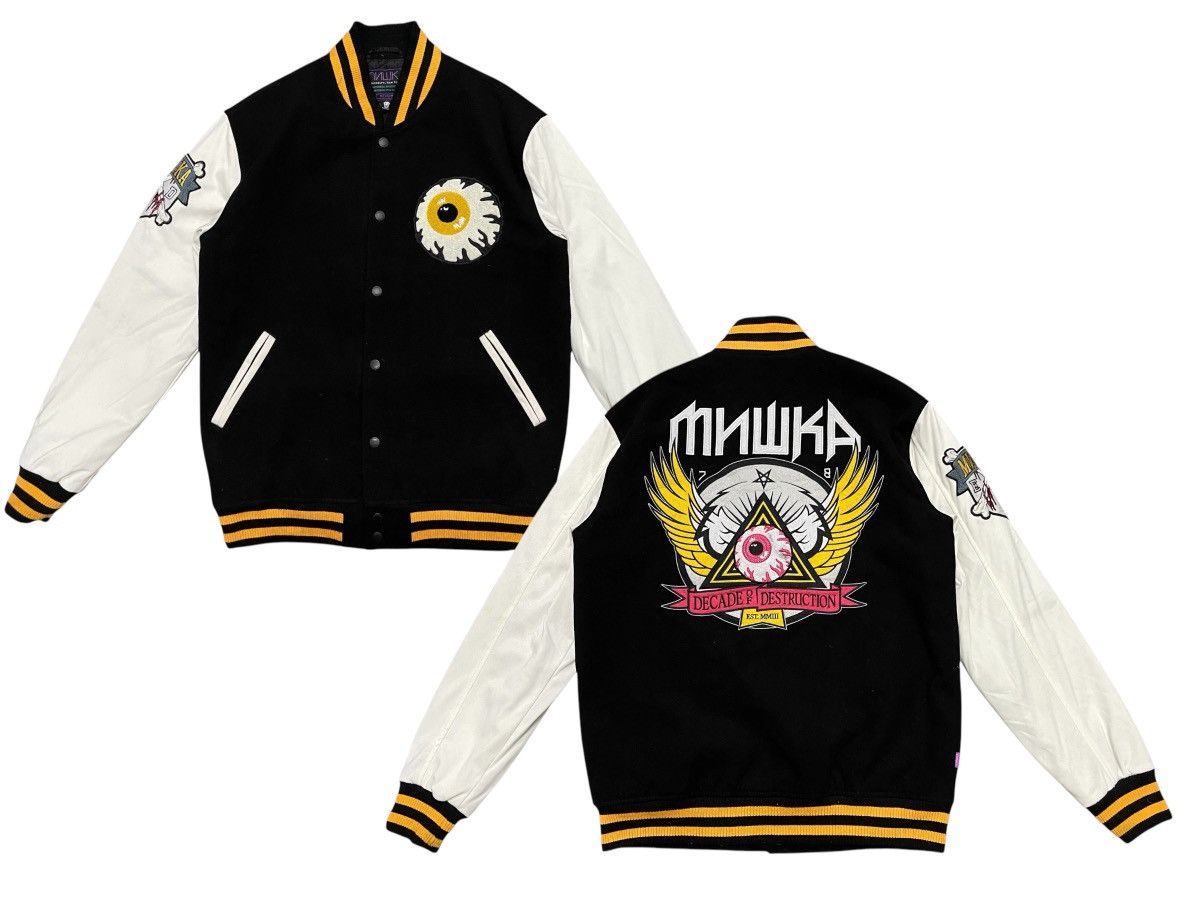 Mishka 2000s MISHKA 10th EDITION VARSITY RARE DESIGN Size US M / EU 48-50 / 2 - 1 Thumbnail