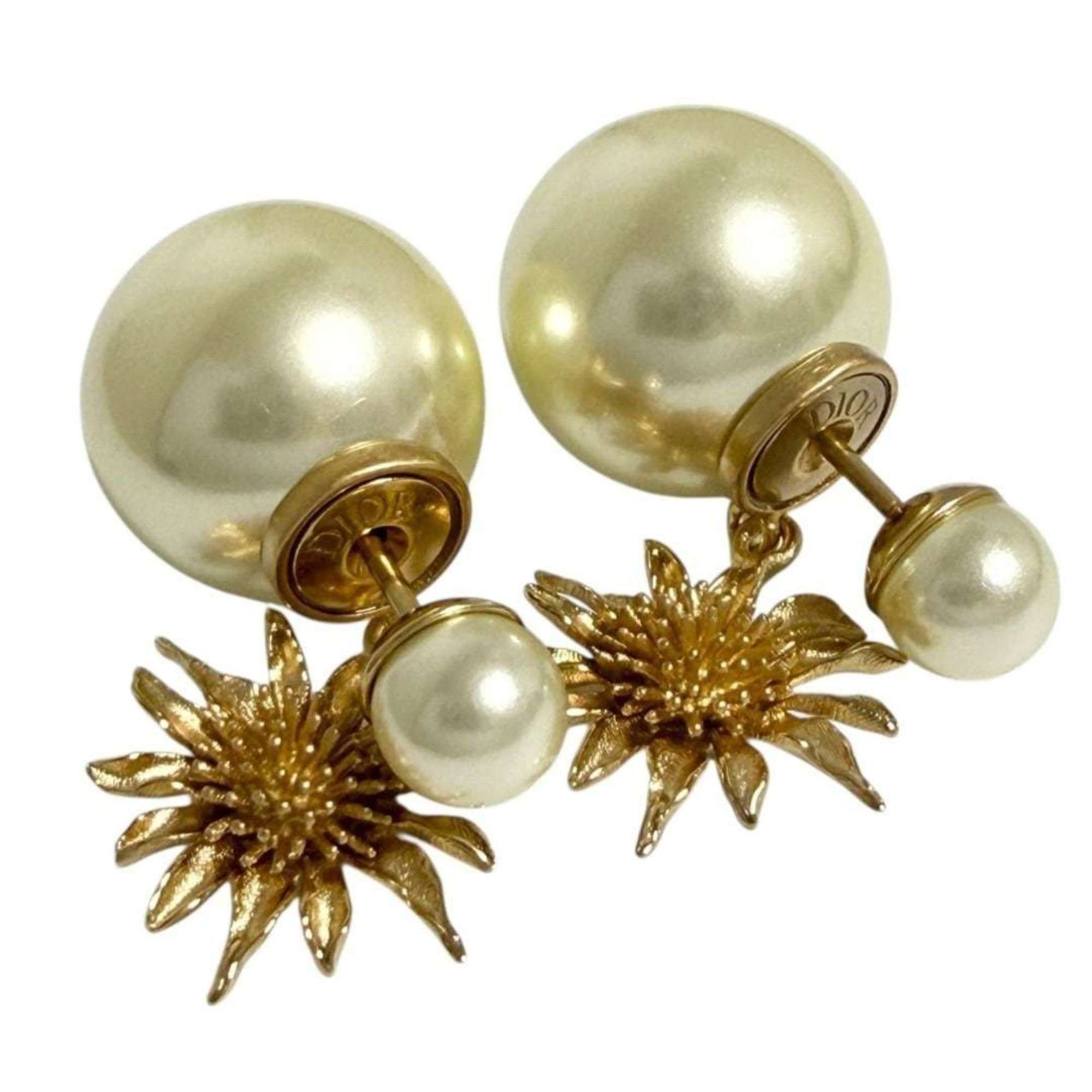 Dior Christian Dior Dior Women's Tribal Flower Earrings Size ONE SIZE - 1 Thumbnail
