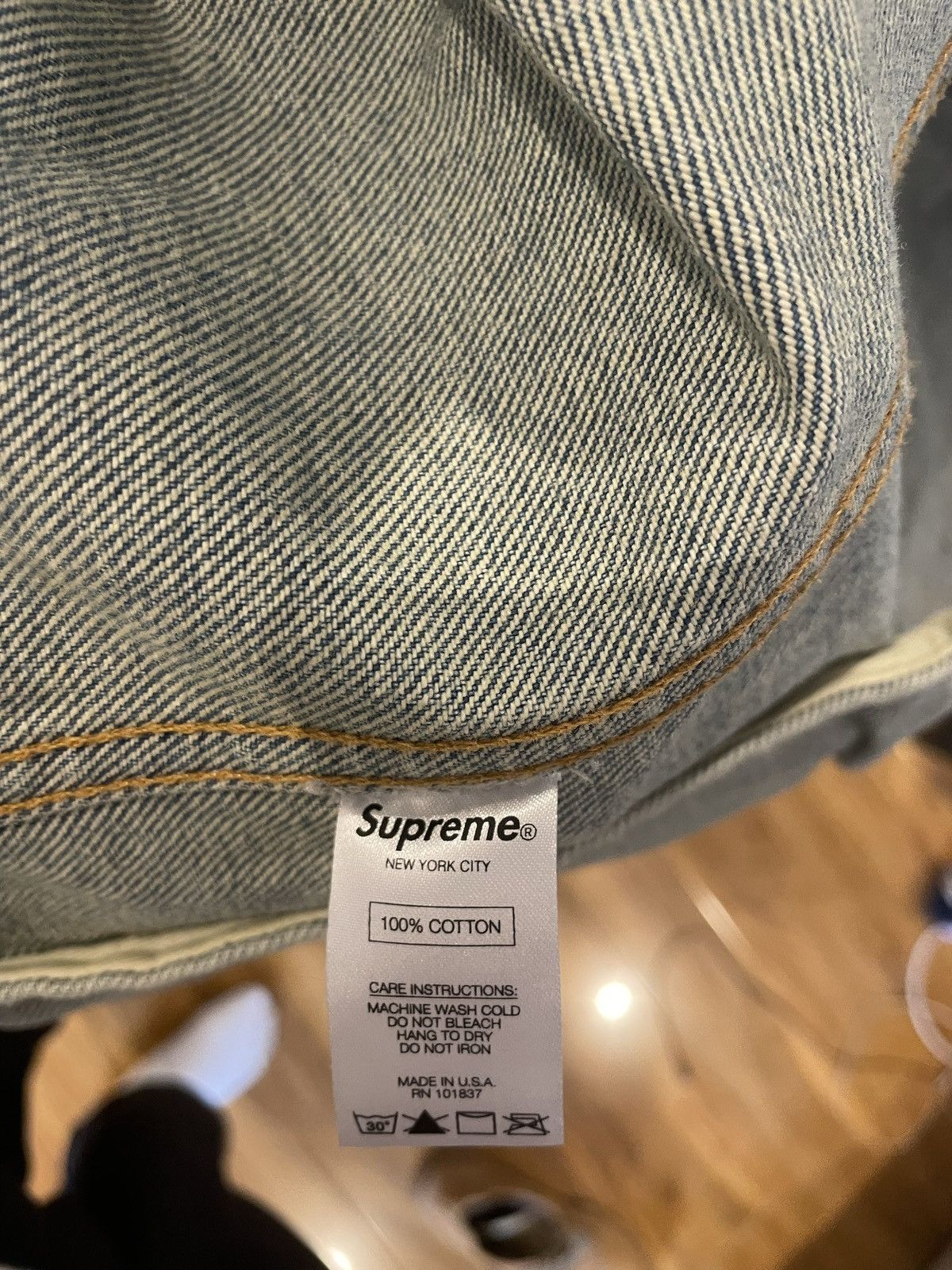Black Sabbath × Supreme Supreme x Black Sabbath Denim Trucker Jacket Size US S / EU 44-46 / 1 - 5 Thumbnail