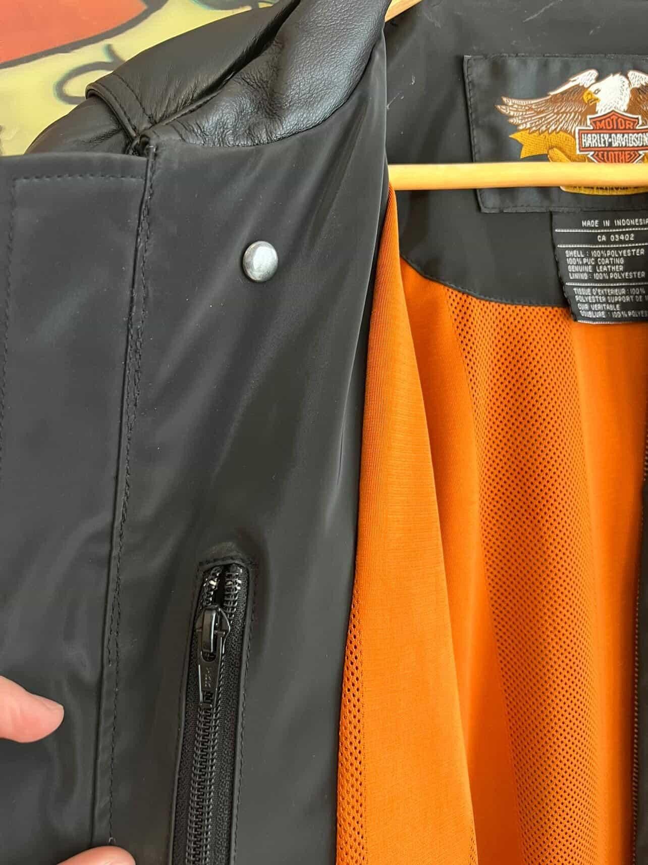 Harley Davidson Harley Davidson Hybrid Jacket Genuine leather with PVC 💥🔥 Size US XL / EU 56 / 4 - 6 Thumbnail