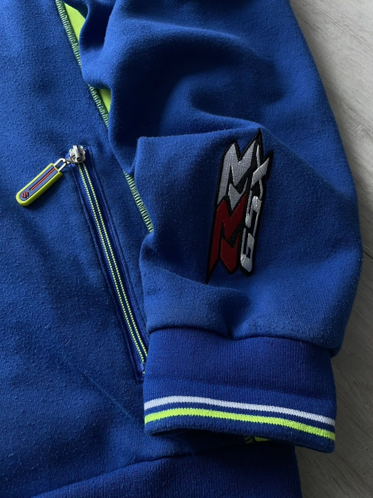 Other Vintage Y2K Suzuki Racing Zip Hoodie Michelin 00’s Blue RARE Size US XL / EU 56 / 4 - 4 Thumbnail