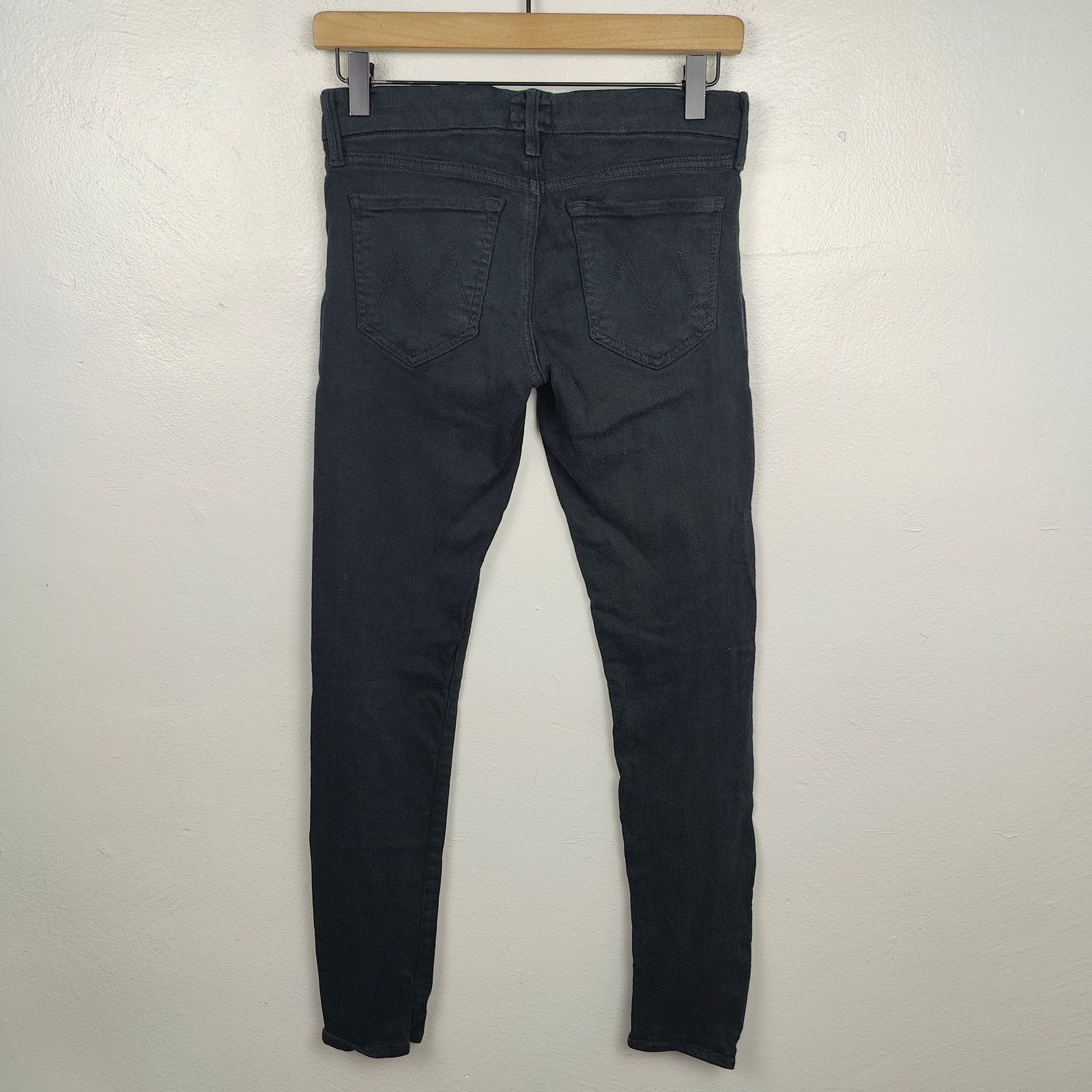 MOTHER Mother The Looker Jeans Womens 27 Dear Villain Black Wash Size 27" / US 4 / IT 40 - 5 Thumbnail