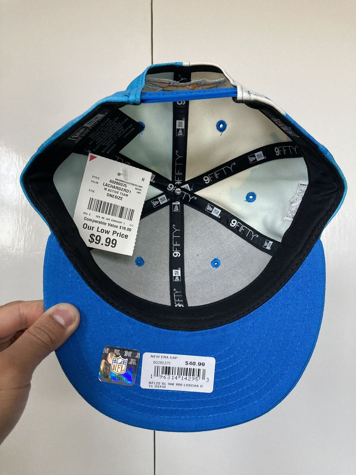 NFL × New Era SAN DIEGO CHARGERS AFC NEW ERA SNAPBACK NFL SIDELINE INK DYE Size ONE SIZE - 10 Thumbnail