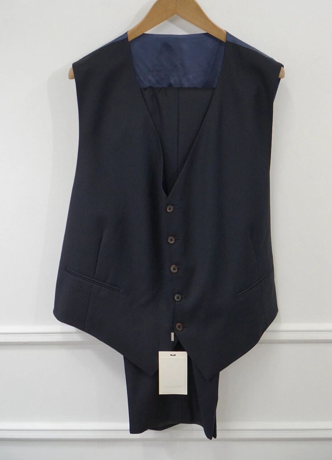 Suitsupply Men Suitsupply 3 Piece Suit Lazio Blueline Size 31 UK/US52S Size 52S - 6 Thumbnail