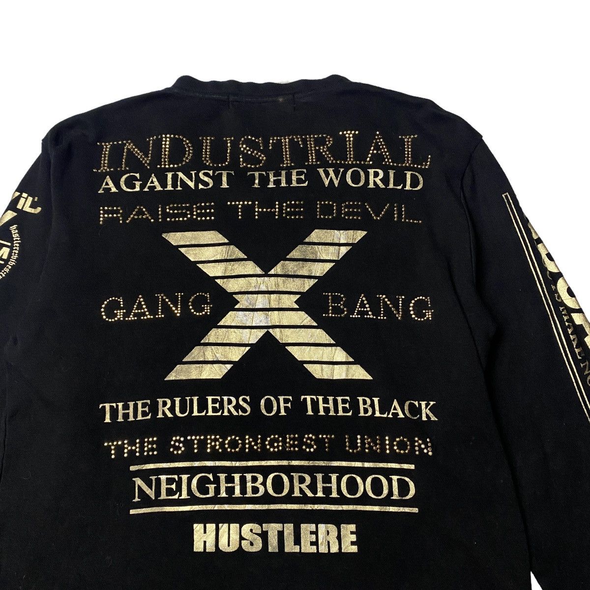 If Six Was Nine 2000's Xfrm Raise The Devil Poem Longsleeve Size US S / EU 44-46 / 1 - 2 Thumbnail