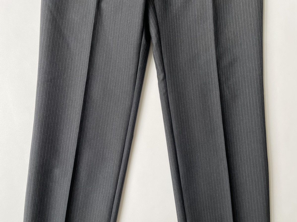 Comme des Garcons A/W 11 Dark Grey Pinstripe Wool Trousers Size US 34 / EU 50 - 8 Thumbnail
