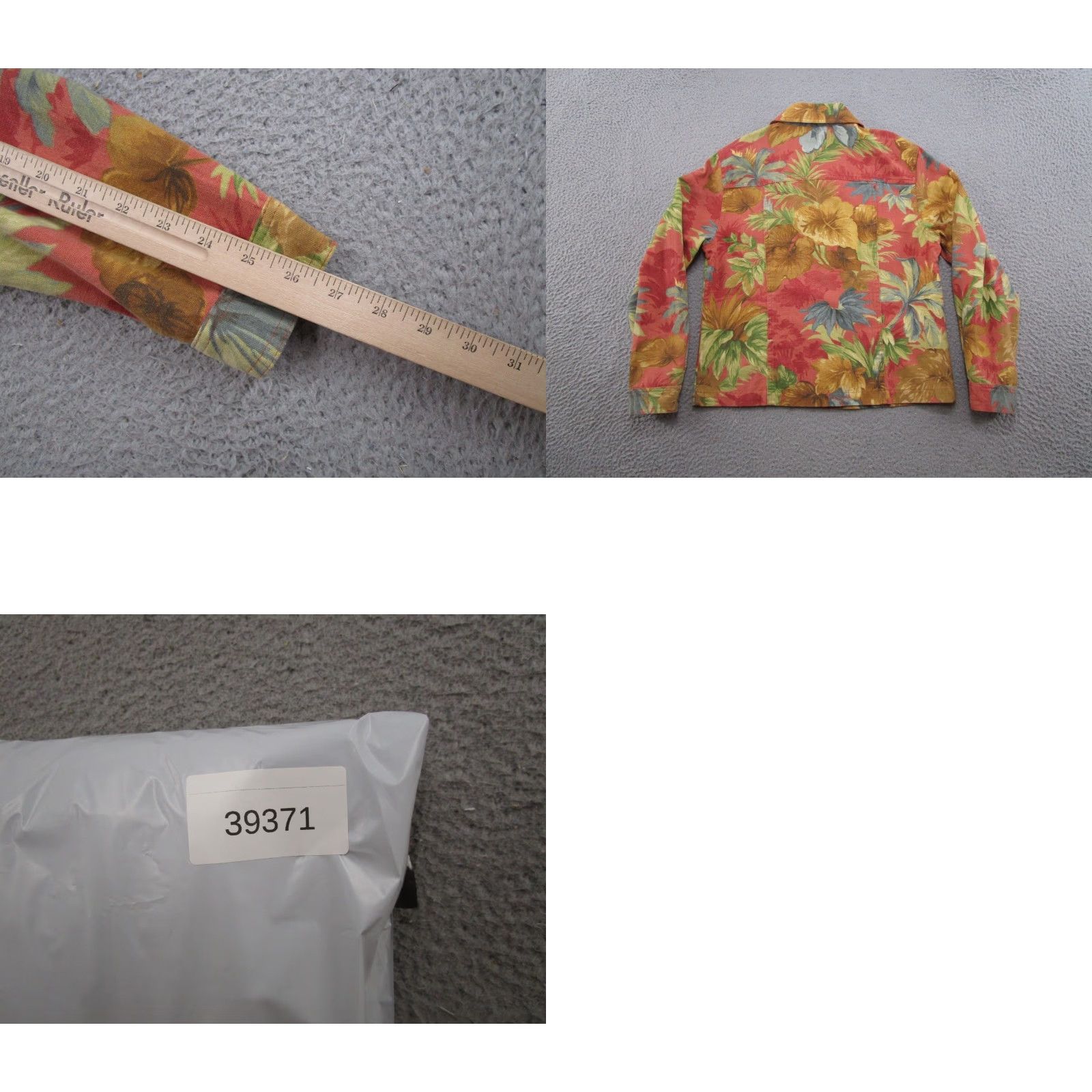 Coldwater Creek VINTAGE Coldwater Creek Jacket Tapestry Tropical Button Up Petite M Cotton Size M / US 6-8 / IT 42-44 - 8 Thumbnail