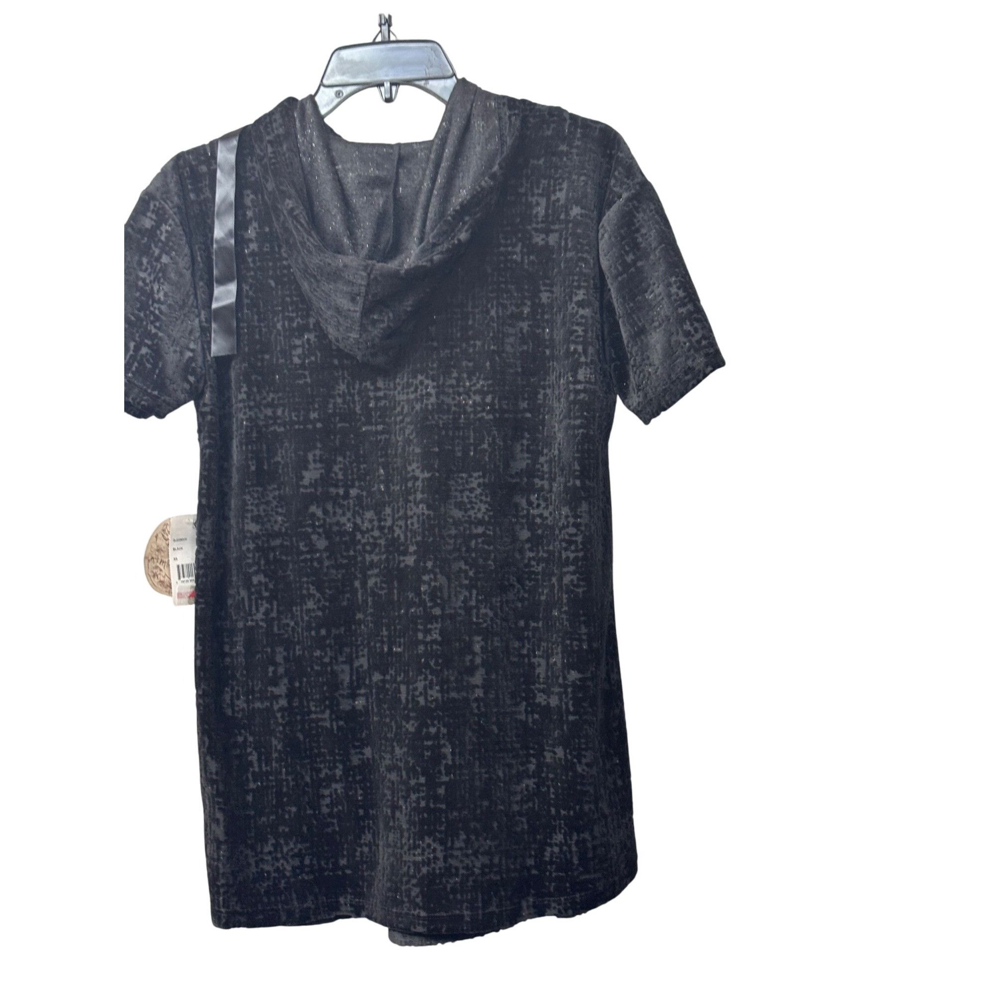 Other Gypsies & Moondust Juniors' Burnout Velvet Hooded Tunic, Bl Size XS / US 0-2 / IT 36-38 - 5 Thumbnail