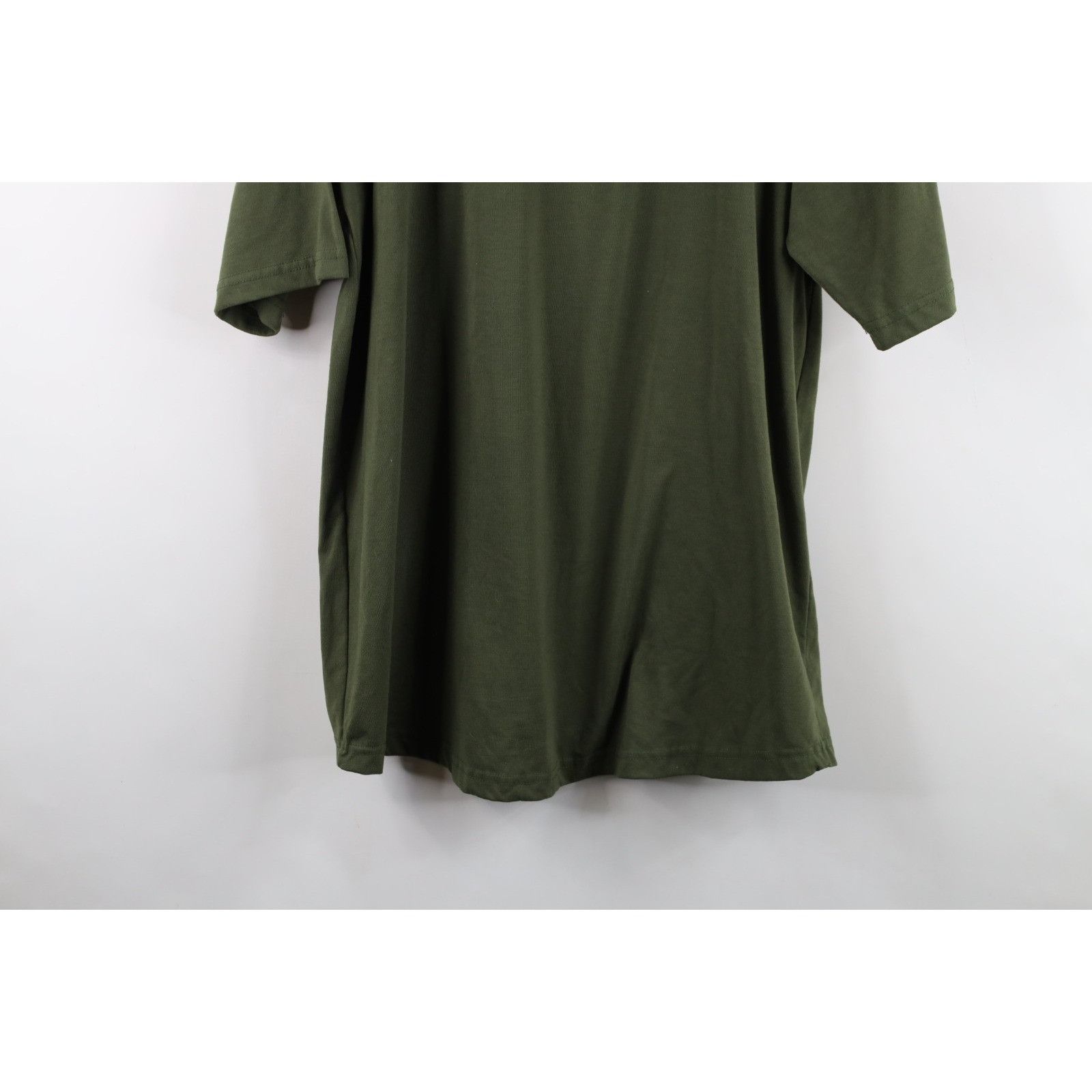 Cabelas Vintage 90s Cabelas Distressed Blank Knit T-Shirt Size US L / EU 52-54 / 3 - 12 Thumbnail