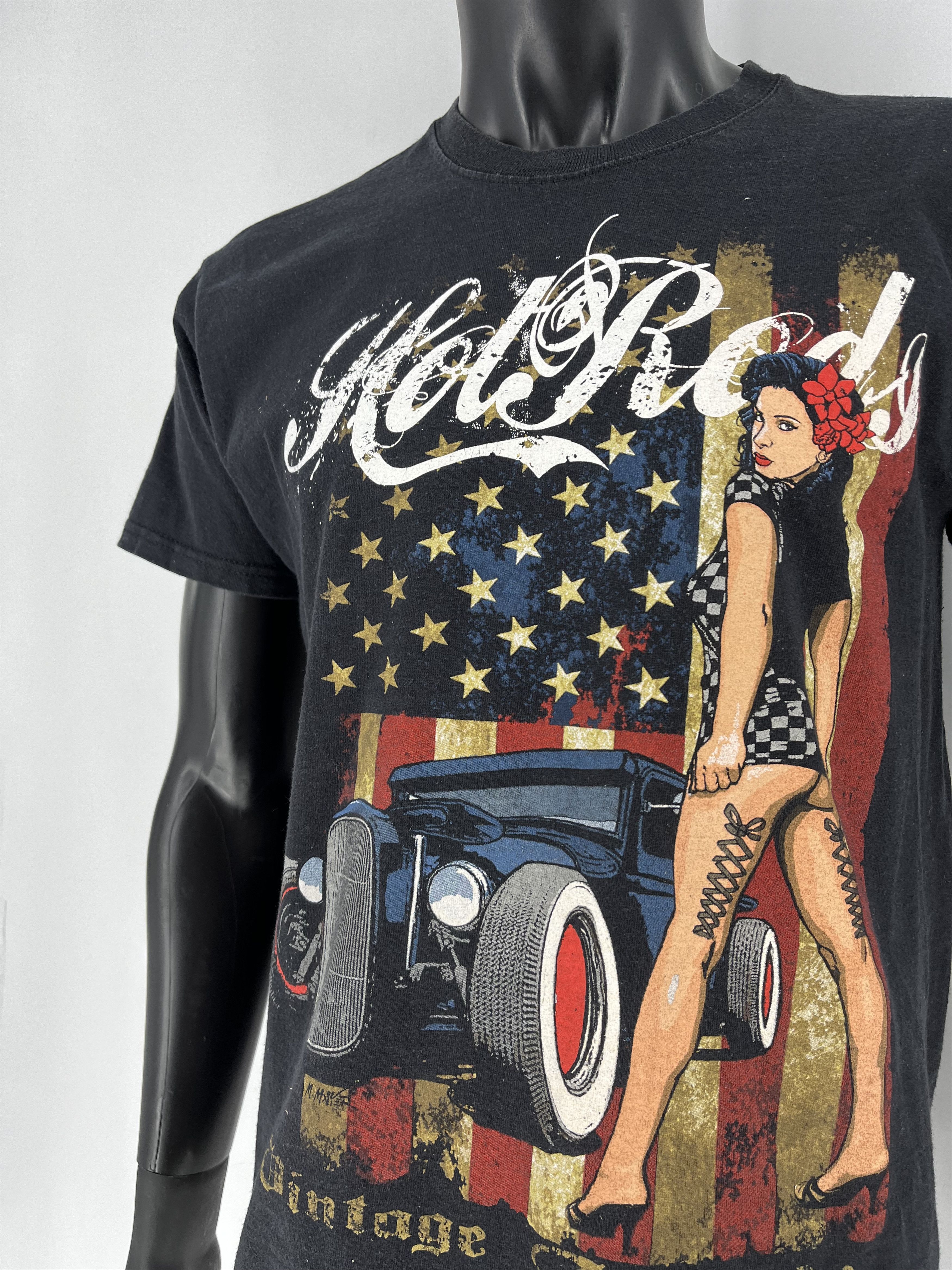 Harley Davidson × Vintage Vintage Y2K EMP Hot Rods majica M Size US L / EU 52-54 / 3 - 7 Thumbnail