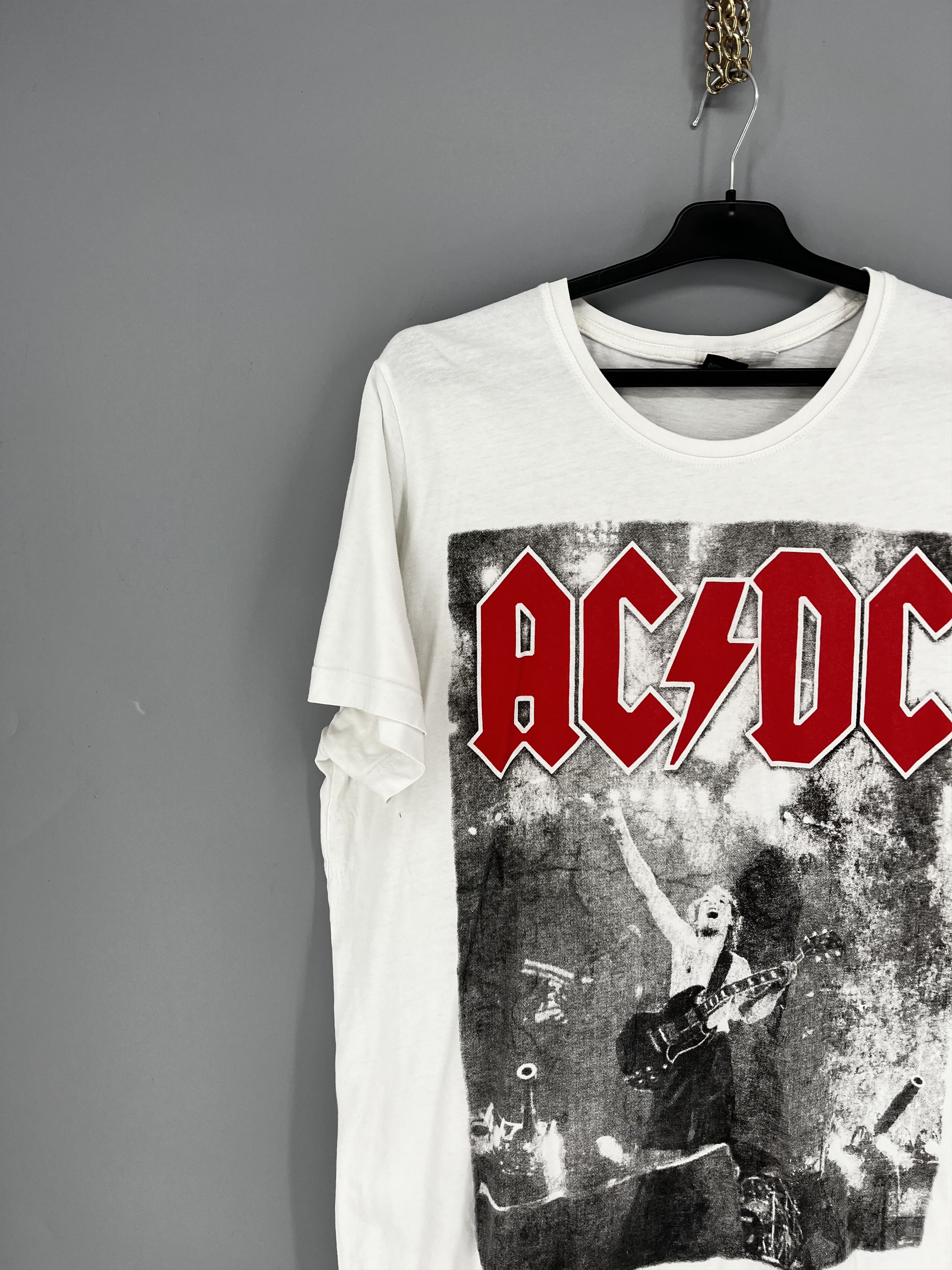 Band Tees VINTAGE 90 AC/DC TEE HORROR FACE VAMPIRE OPIUM BAND ROCK Size US XL / EU 56 / 4 - 4 Thumbnail