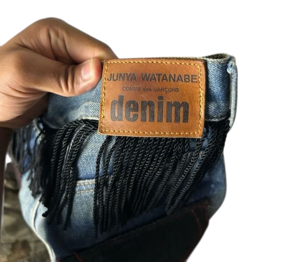 Junya Watanabe Junya Watanabe Comme Des Garcons Cdg Patchwork Cropped Jeans Size US 30 / EU 46 - 9 Thumbnail