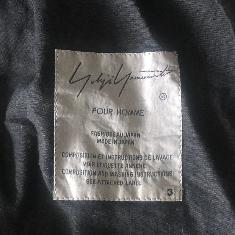 Yohji Yamamoto Yohji Yamamoto Yohji Yamamoto Cotton Linen Scarf Coat Size US L / EU 52-54 / 3 - 4 Thumbnail