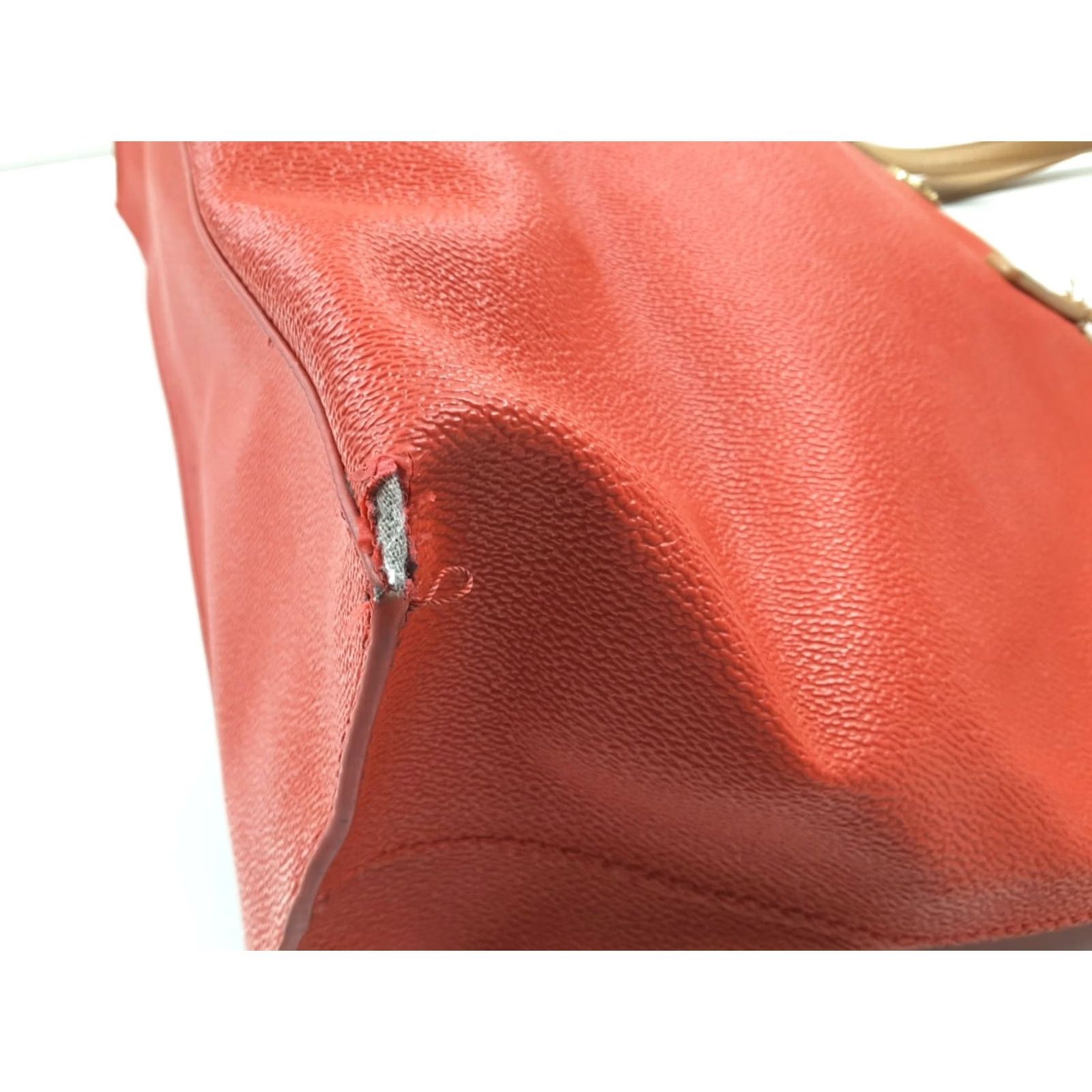 Tory Burch Tory Burch Large Tote Beach Shoulder Handbag Purse Red Women Tote Large Beach Purse Red Size ONE SIZE - 4 Thumbnail