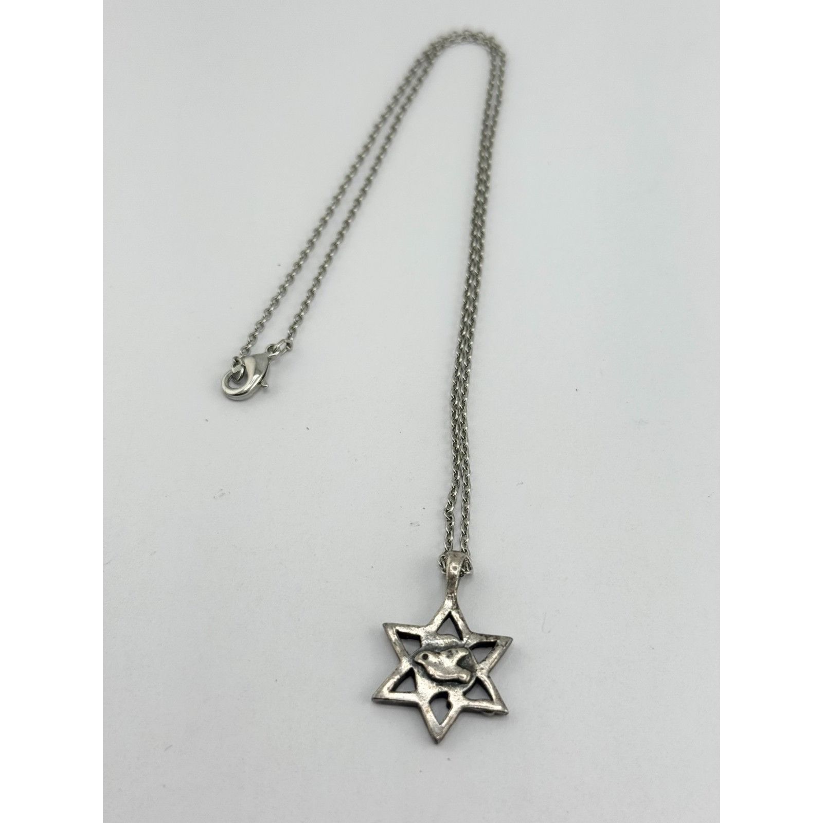 Other Vintage 925 sterling silver Jewish star with dove bird charm Size ONE SIZE - 2 Thumbnail