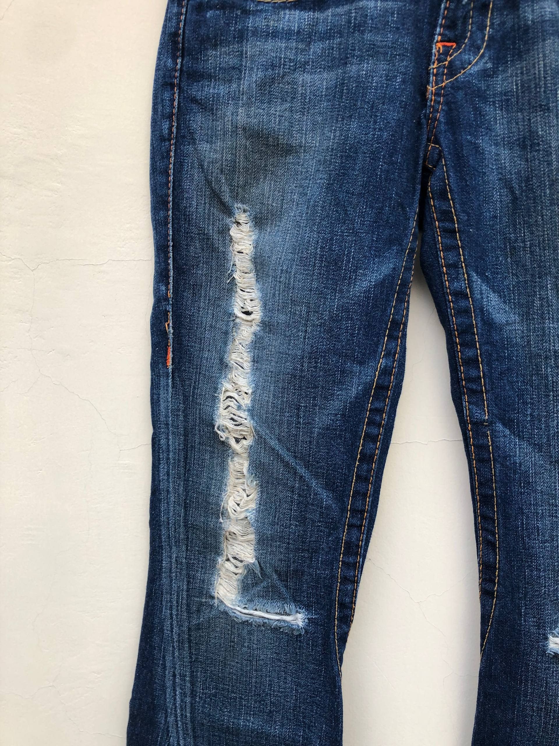 If Six Was Nine 2000s Distressed Bootcut Flared Vkei Y2k Japanese Archive Size US 28 / EU 44 - 10 Thumbnail