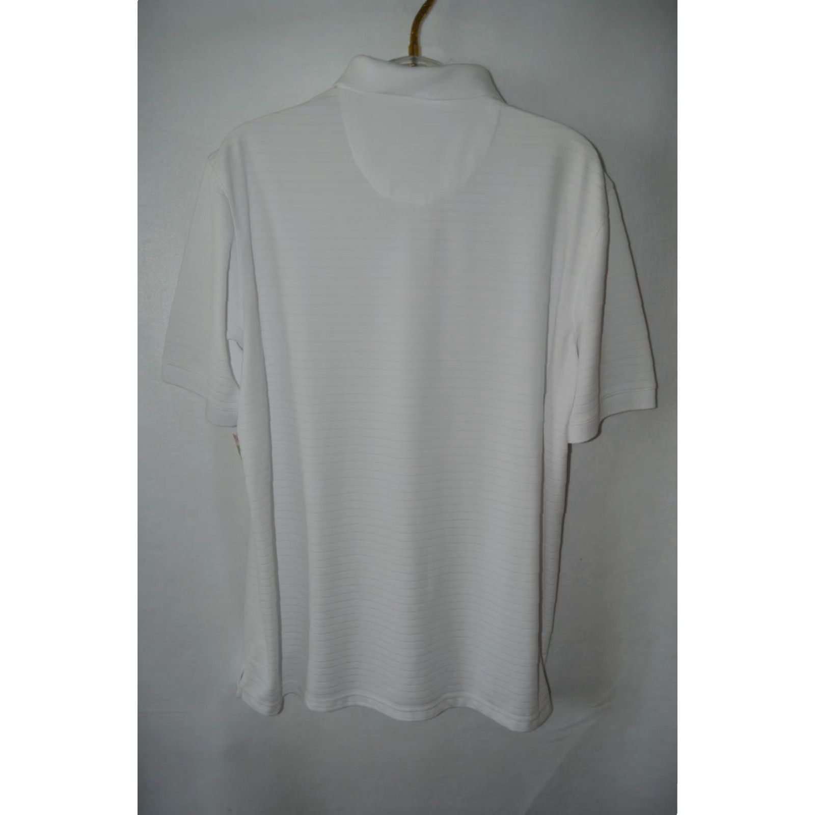 Vintage Covington Mens Polo Shirt White XL Regular Fit Short Sleeve Collared Knit Polyester Vintage: No Size US XL / EU 56 / 4 - 2 Thumbnail