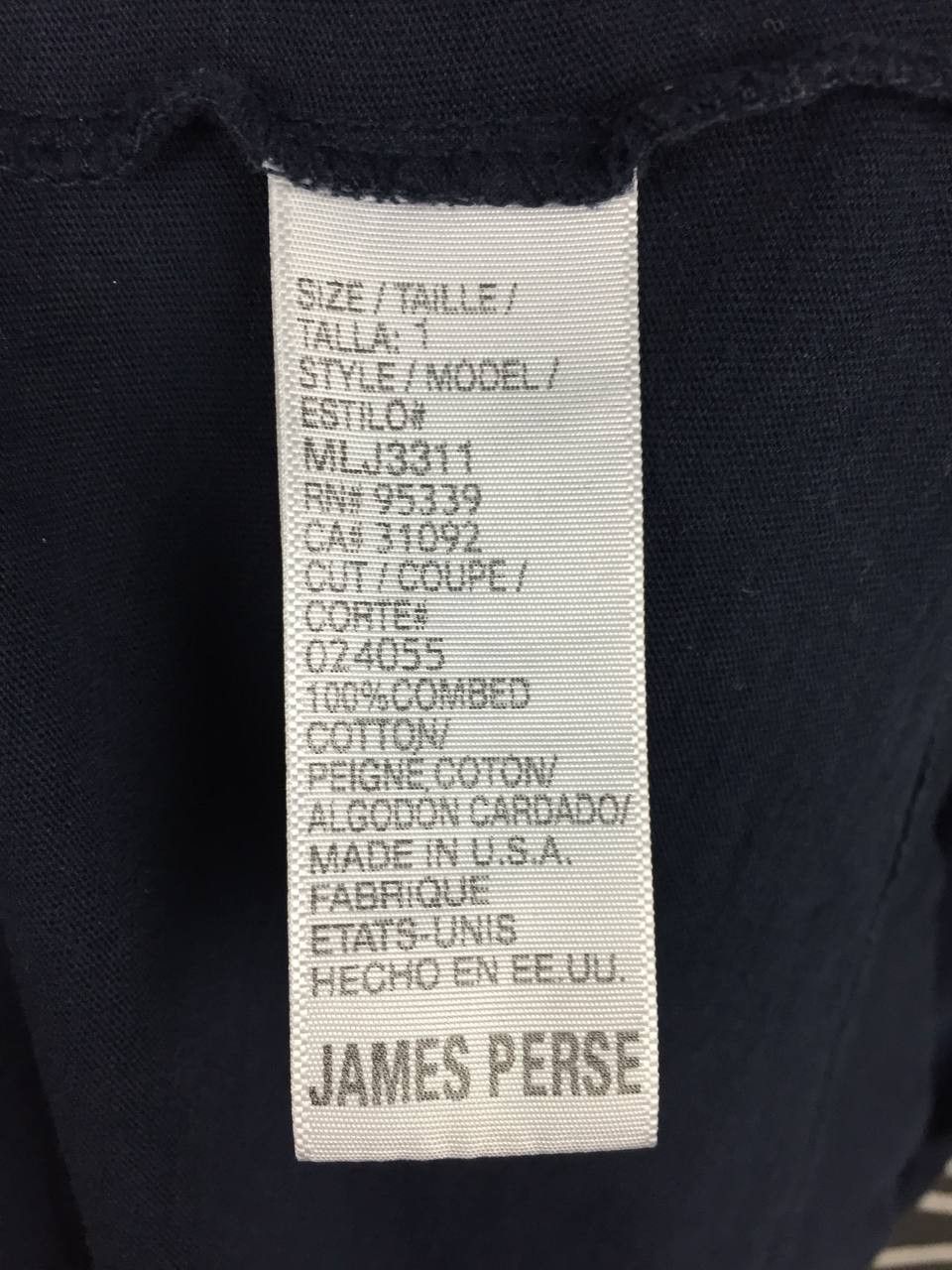James Perse James Perse Standard Line Essential Crew Neck Tee Size 1 Size US M / EU 48-50 / 2 - 9 Thumbnail