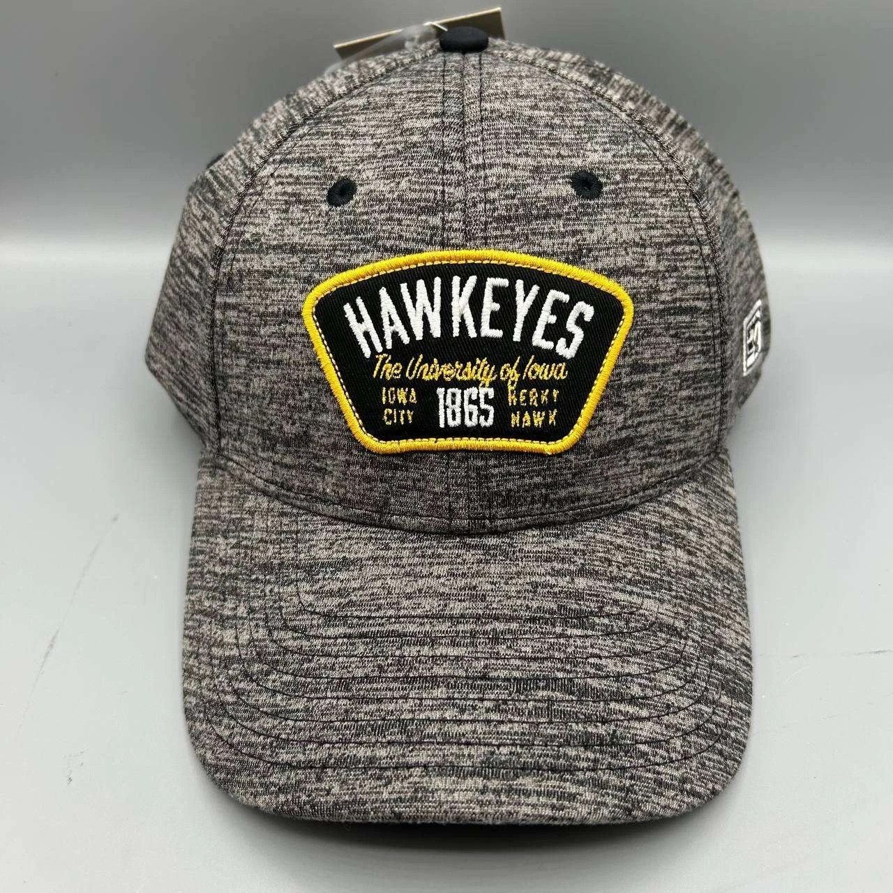 The Game Iowa Hawkeyes NCAA Hat Men Gray L-XL The Game Stretch Fitted Size ONE SIZE - 1 Thumbnail