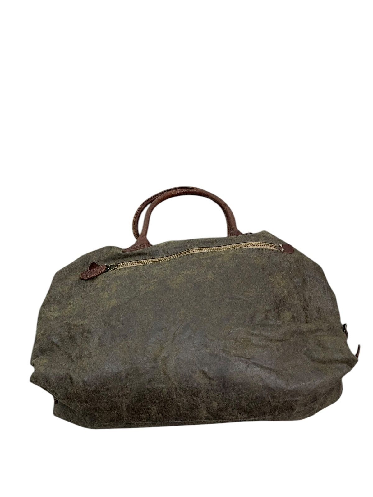 Japanese Brand Full Leather United Arrows Japan Duffle Bag 1🟩6 Size ONE SIZE - 13 Thumbnail